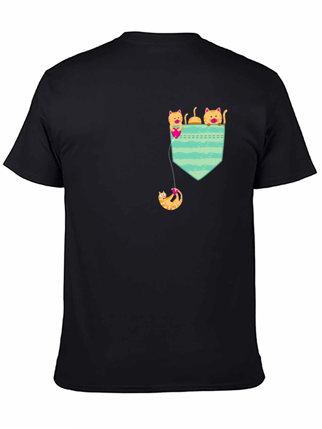 Cats in Pocket T-Shirt