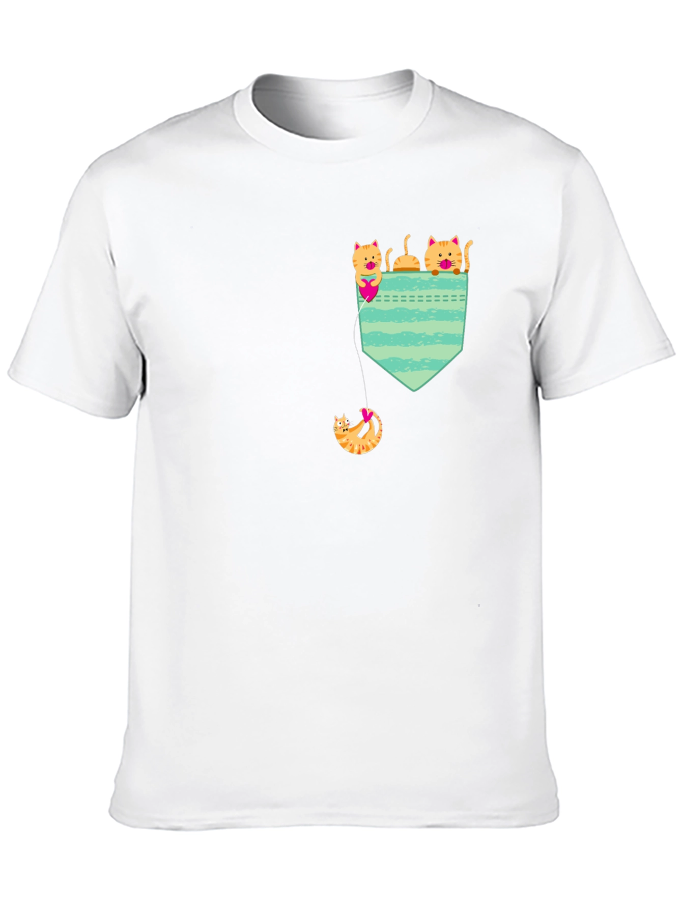 Cats in Pocket T-Shirt