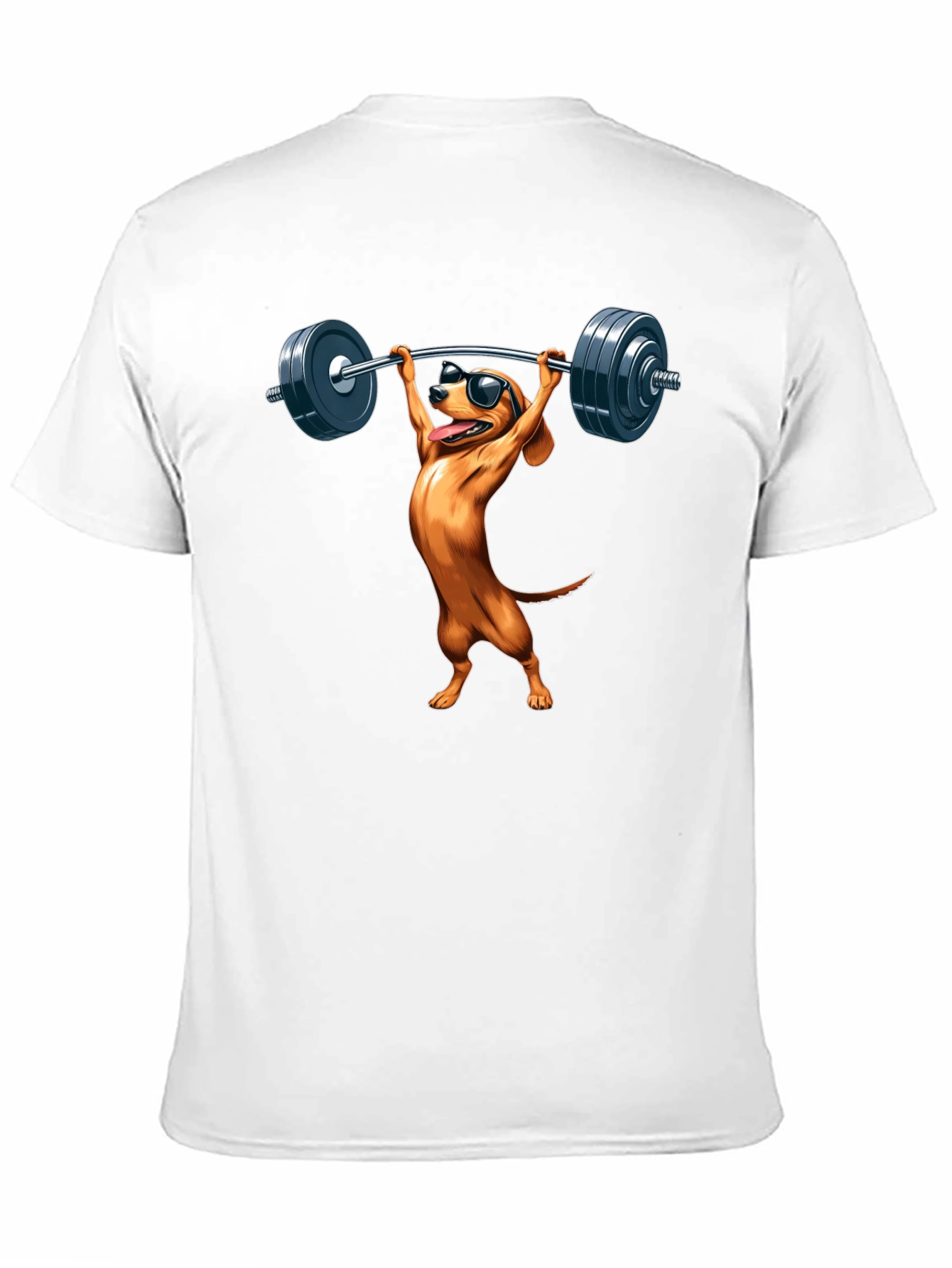 Weightlifting Dachshund T-Shirt