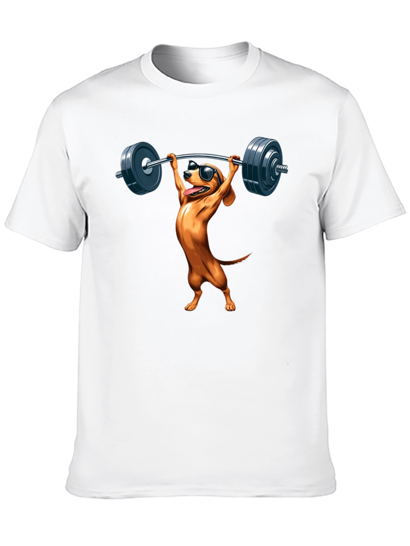 Weightlifting Dachshund T-Shirt