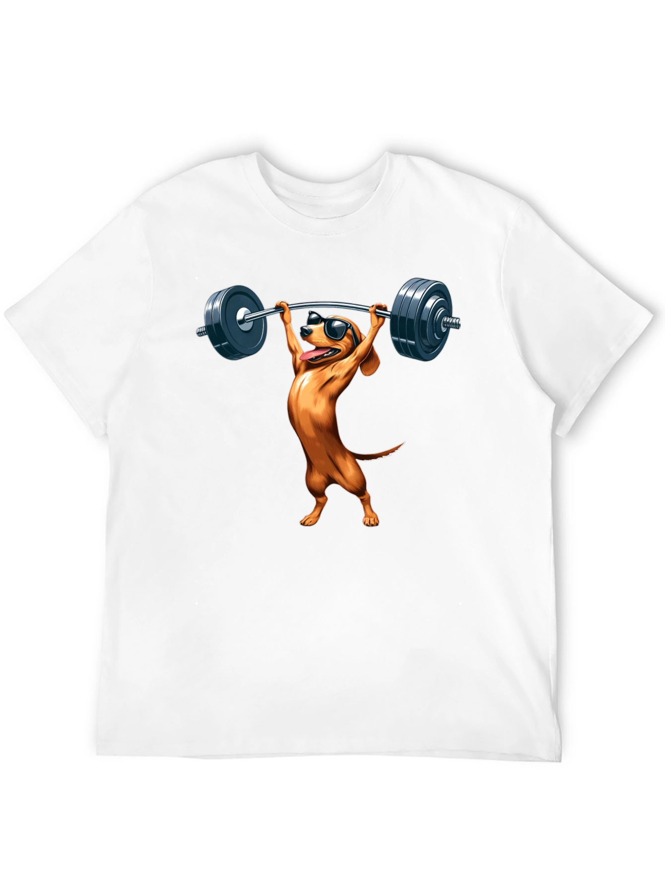Weightlifting Dachshund T-Shirt