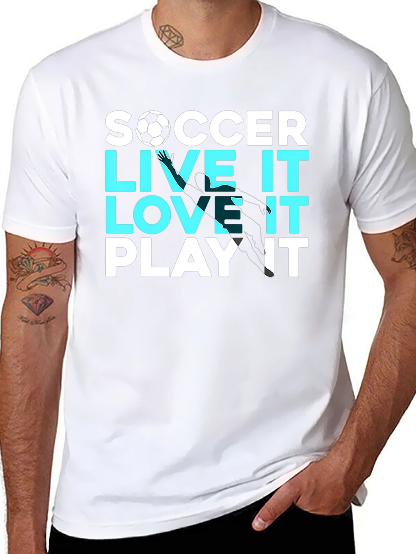 Soccer Live It Love It Play It T-Shirt