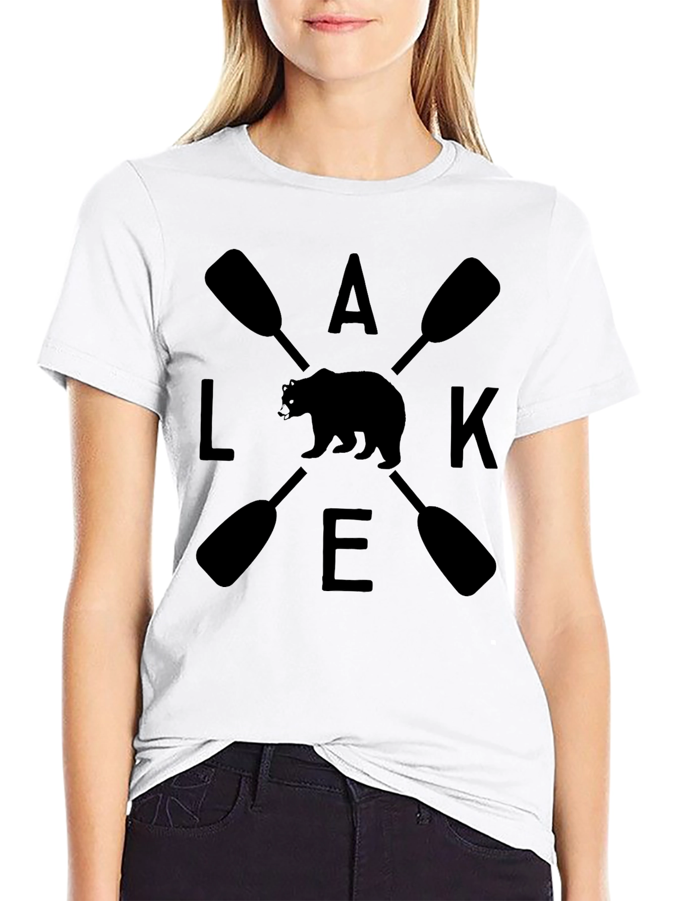 Lake Bear Paddle Graphic T-Shirt