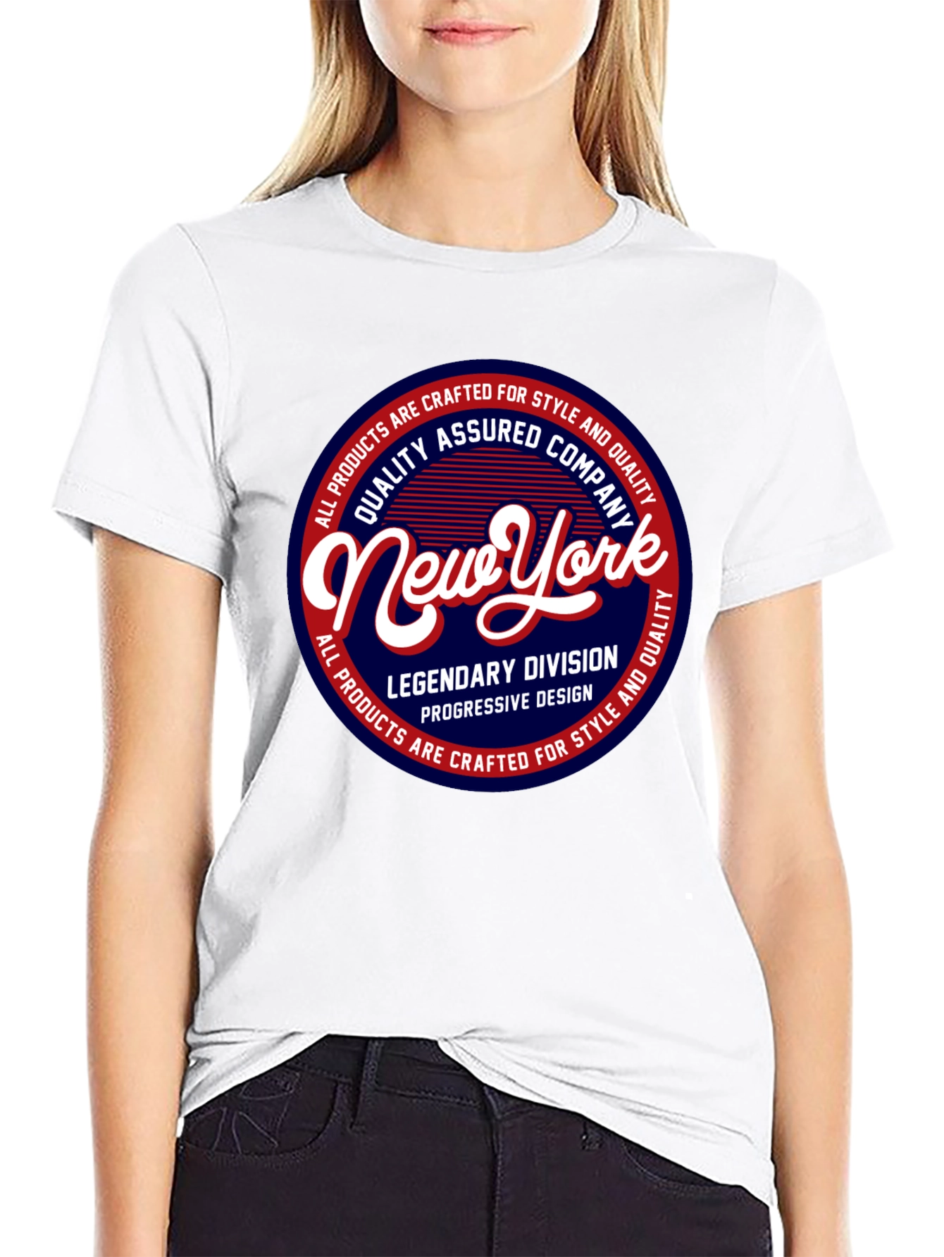 New York Graphic Print Black T-Shirt