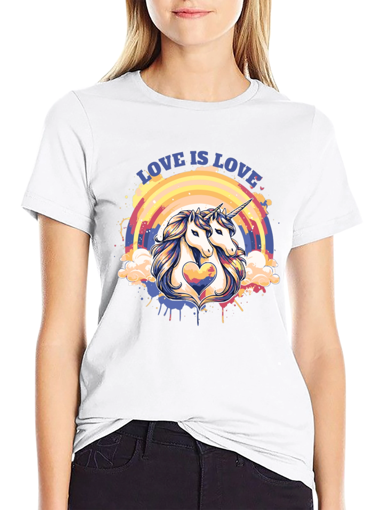 Love is Love Unicorn Graphic Tee