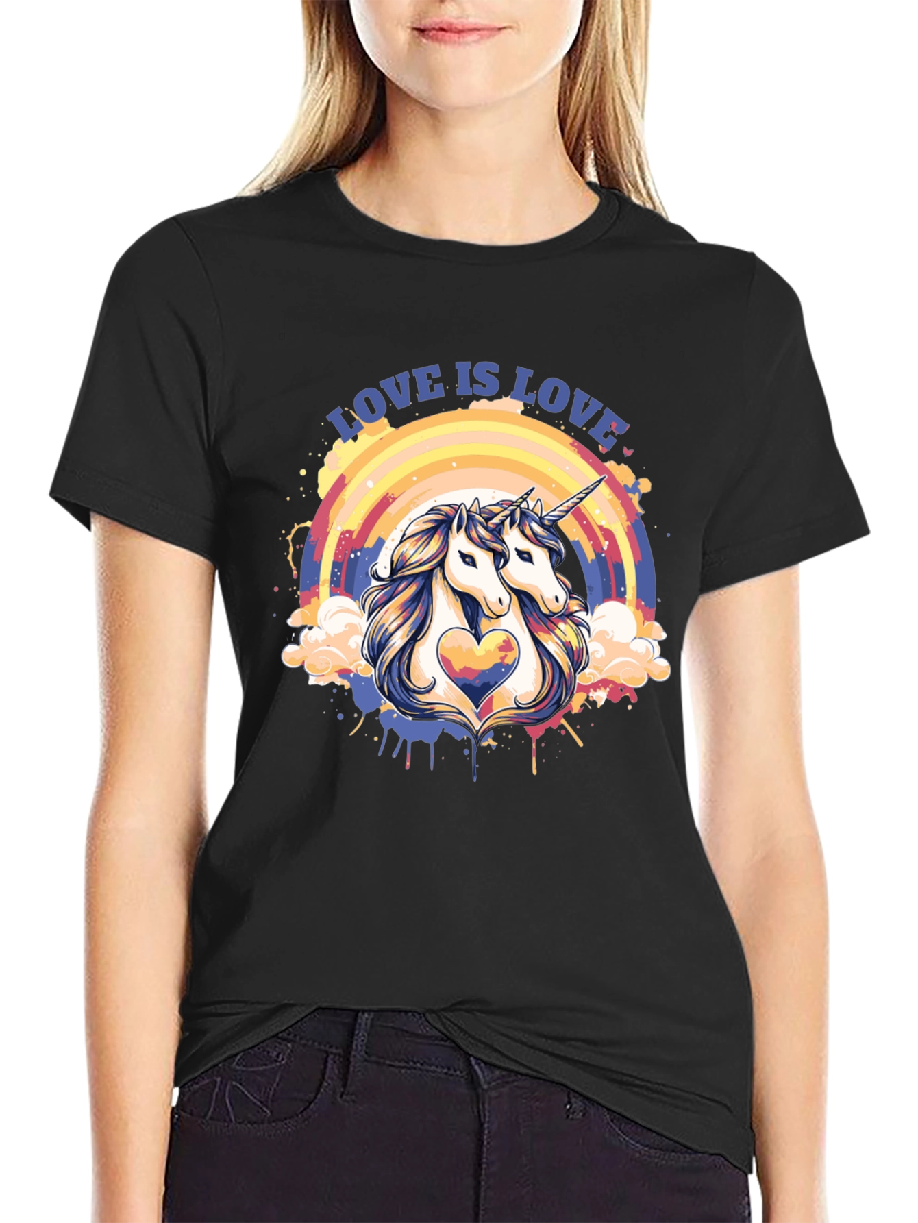 Love is Love Unicorn Graphic Tee
