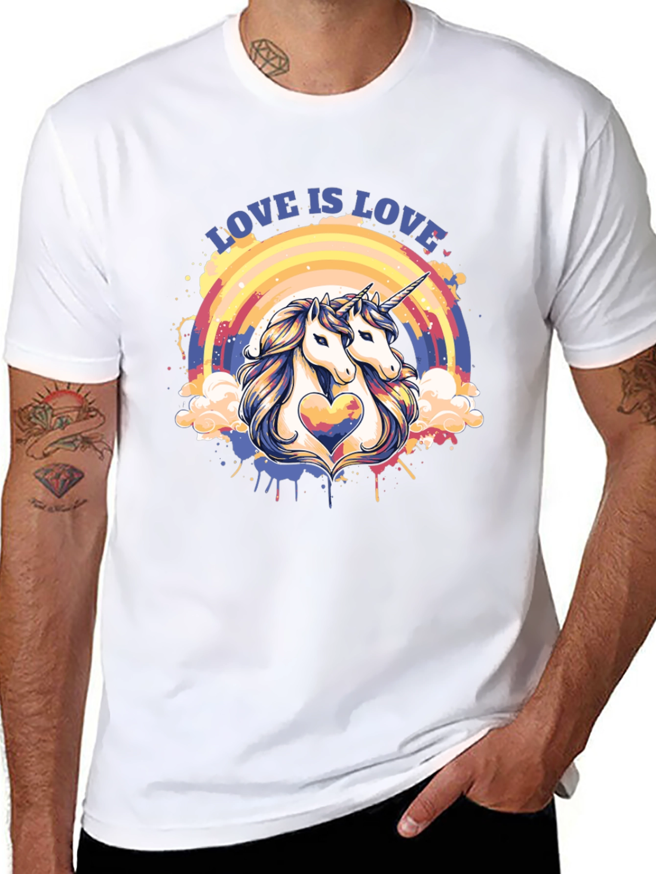 Love is Love Unicorn Graphic Tee