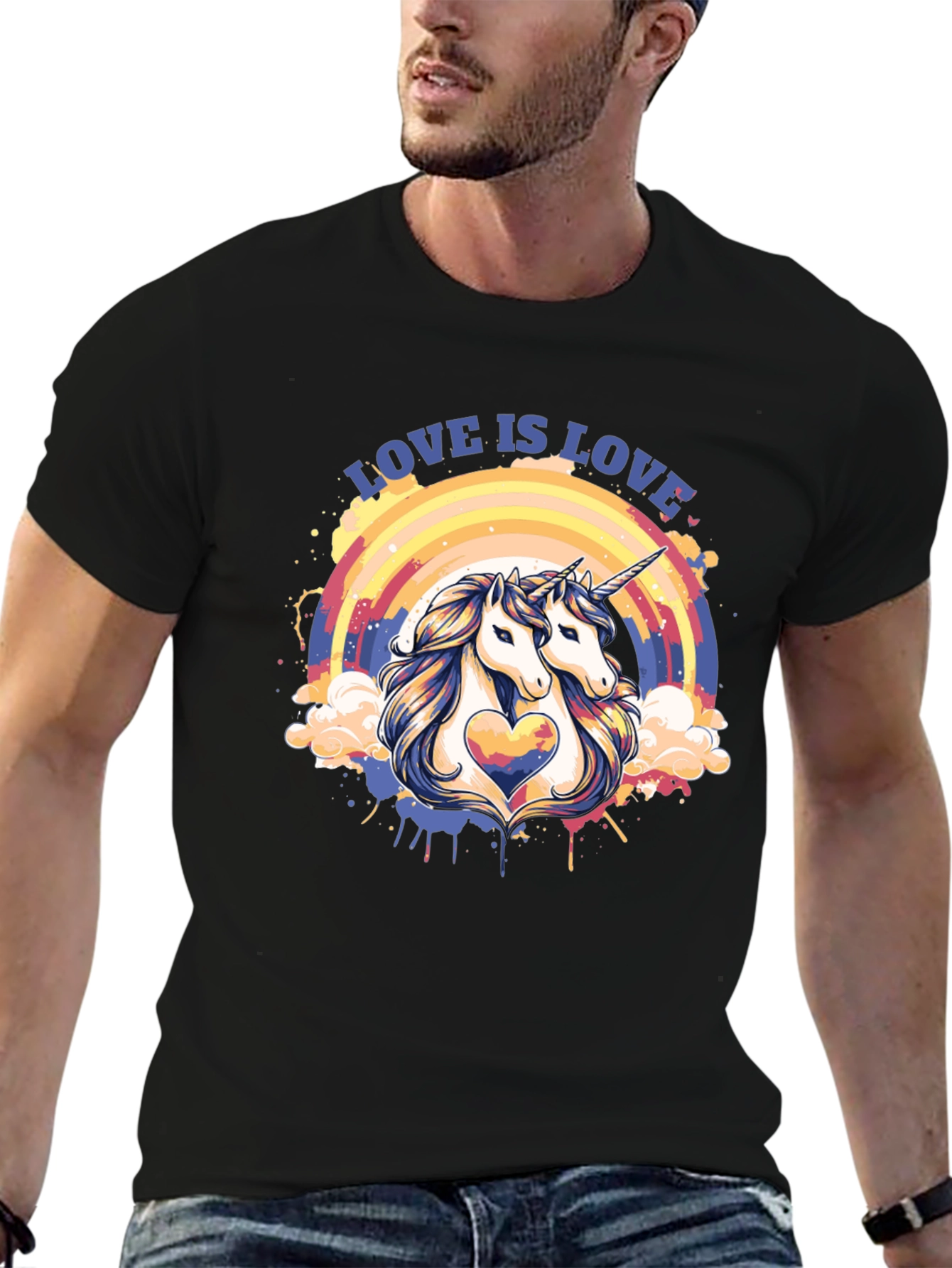 Love is Love Unicorn Graphic Tee