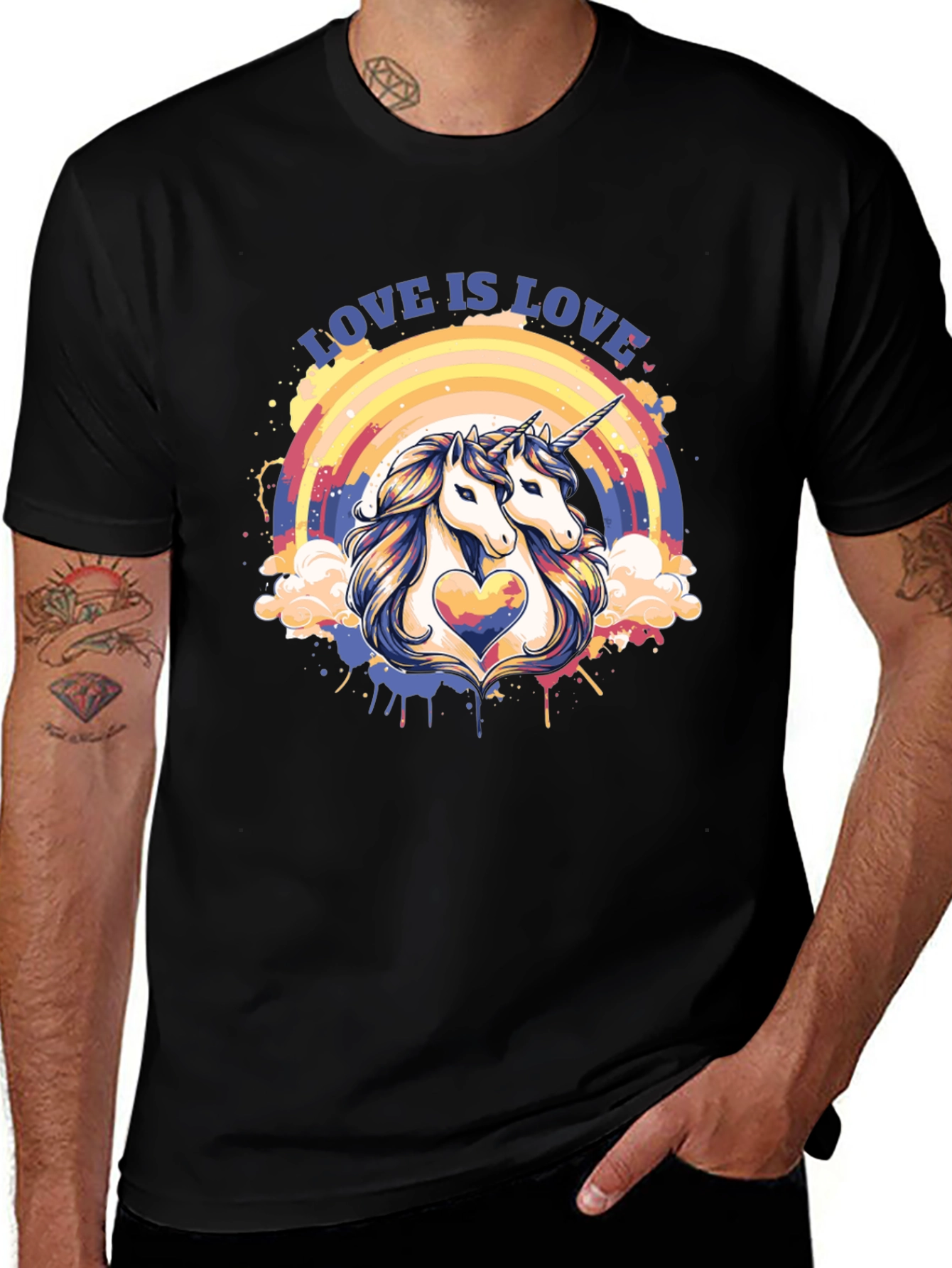 Love is Love Unicorn Graphic Tee