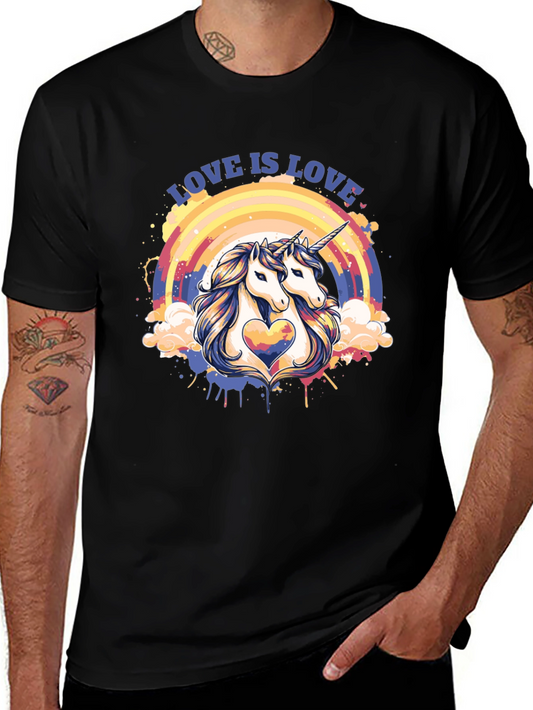 Love is Love Unicorn Graphic Tee