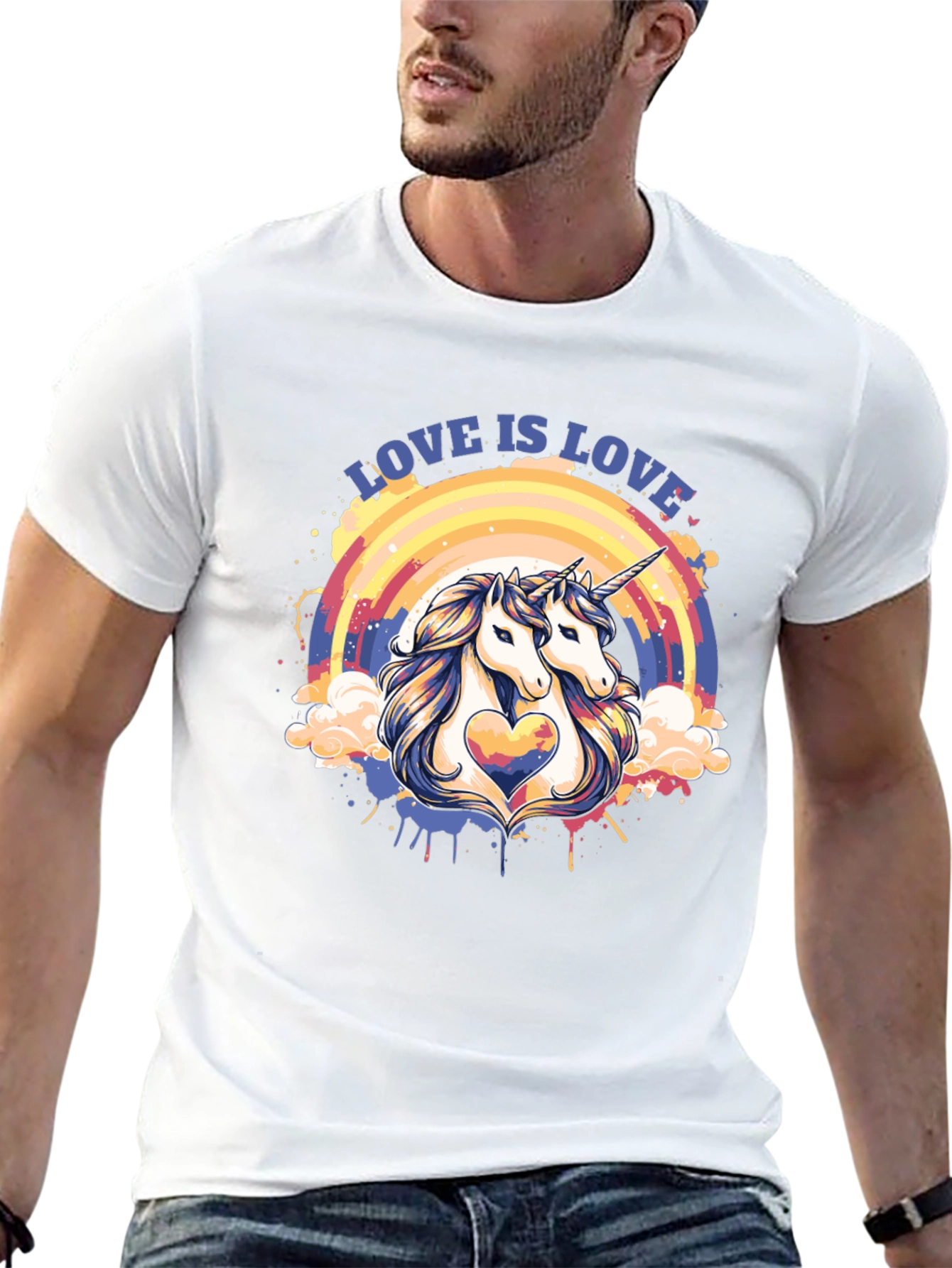Love is Love Unicorn Graphic Tee