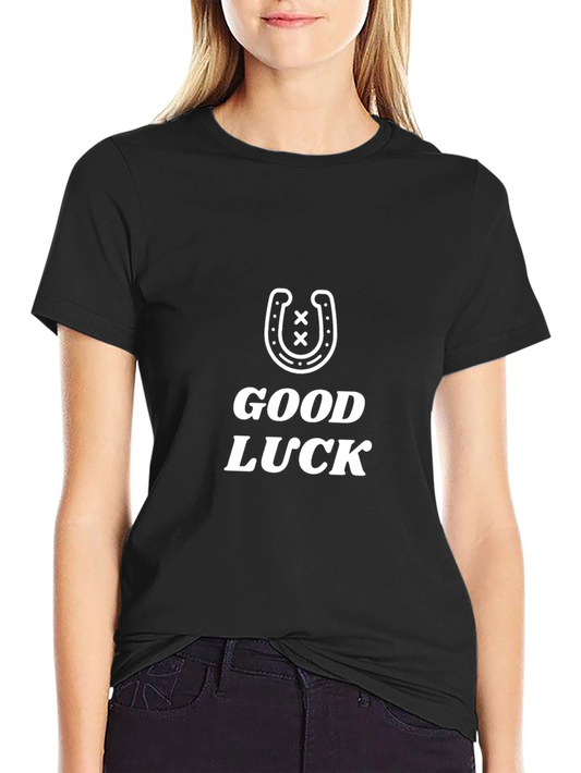 Good Luck Horseshoe Graphic T-Shirt