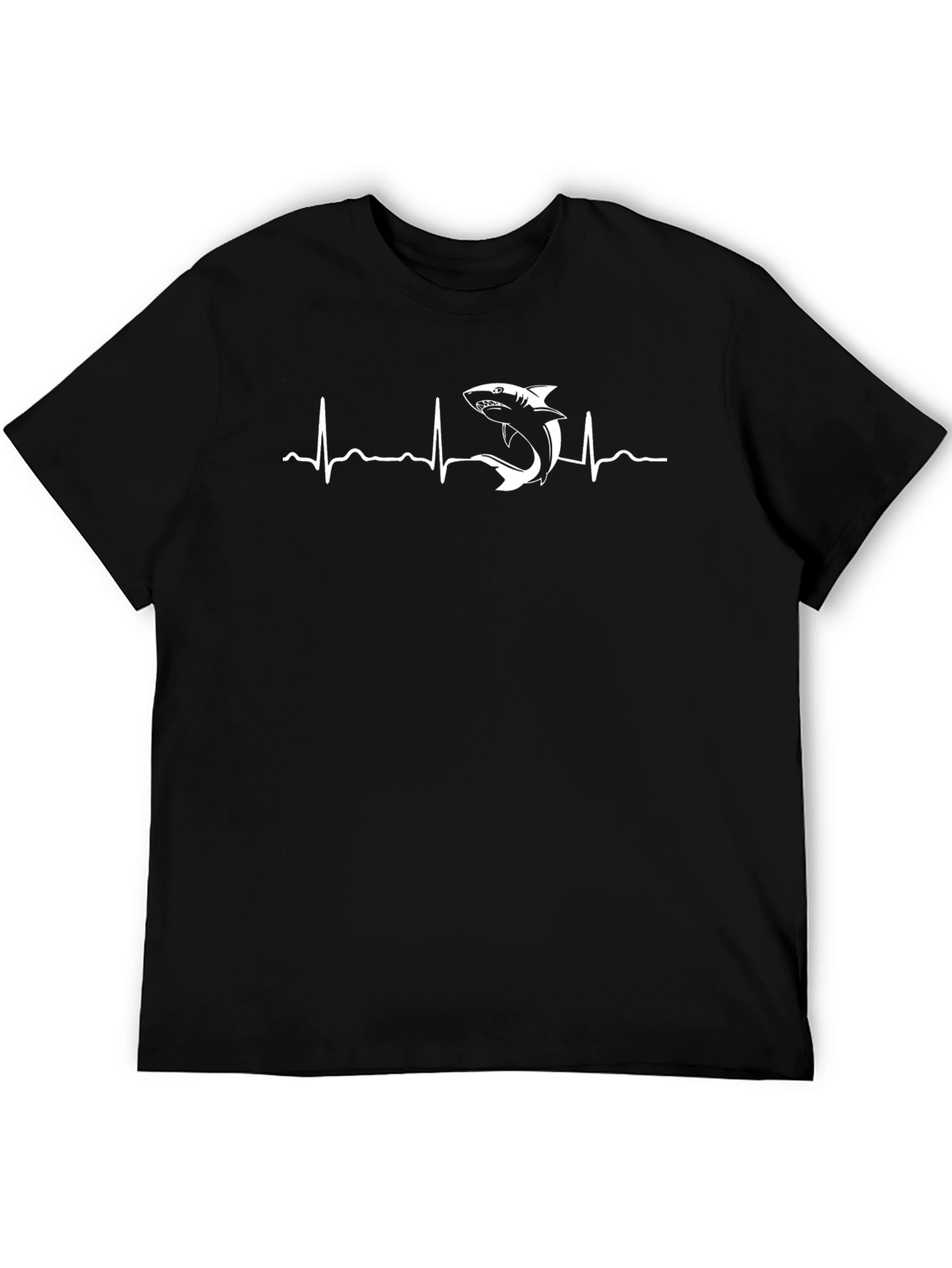 Shark Heartbeat T-Shirt - Stylish Graphic Tee