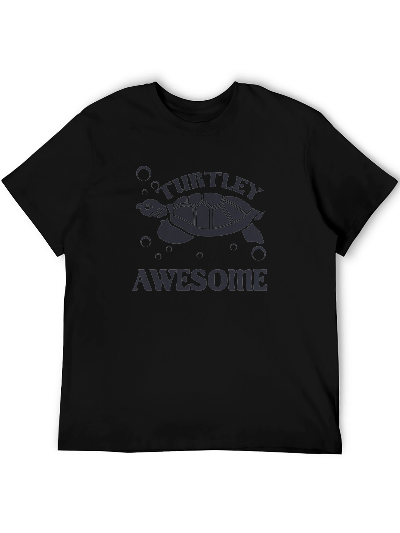 Turtley Awesome Graphic Tee - Black