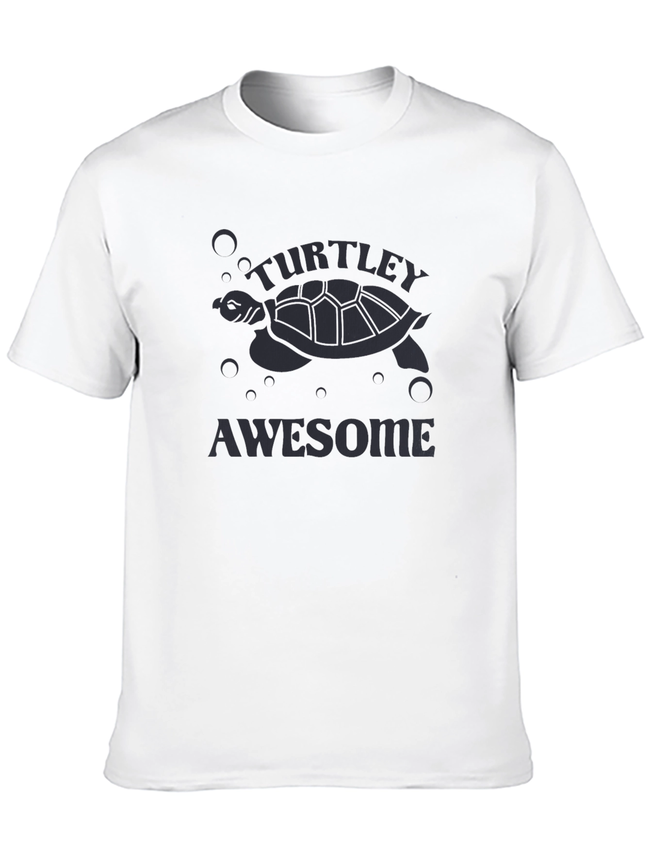 Turtley Awesome Graphic Tee - Black
