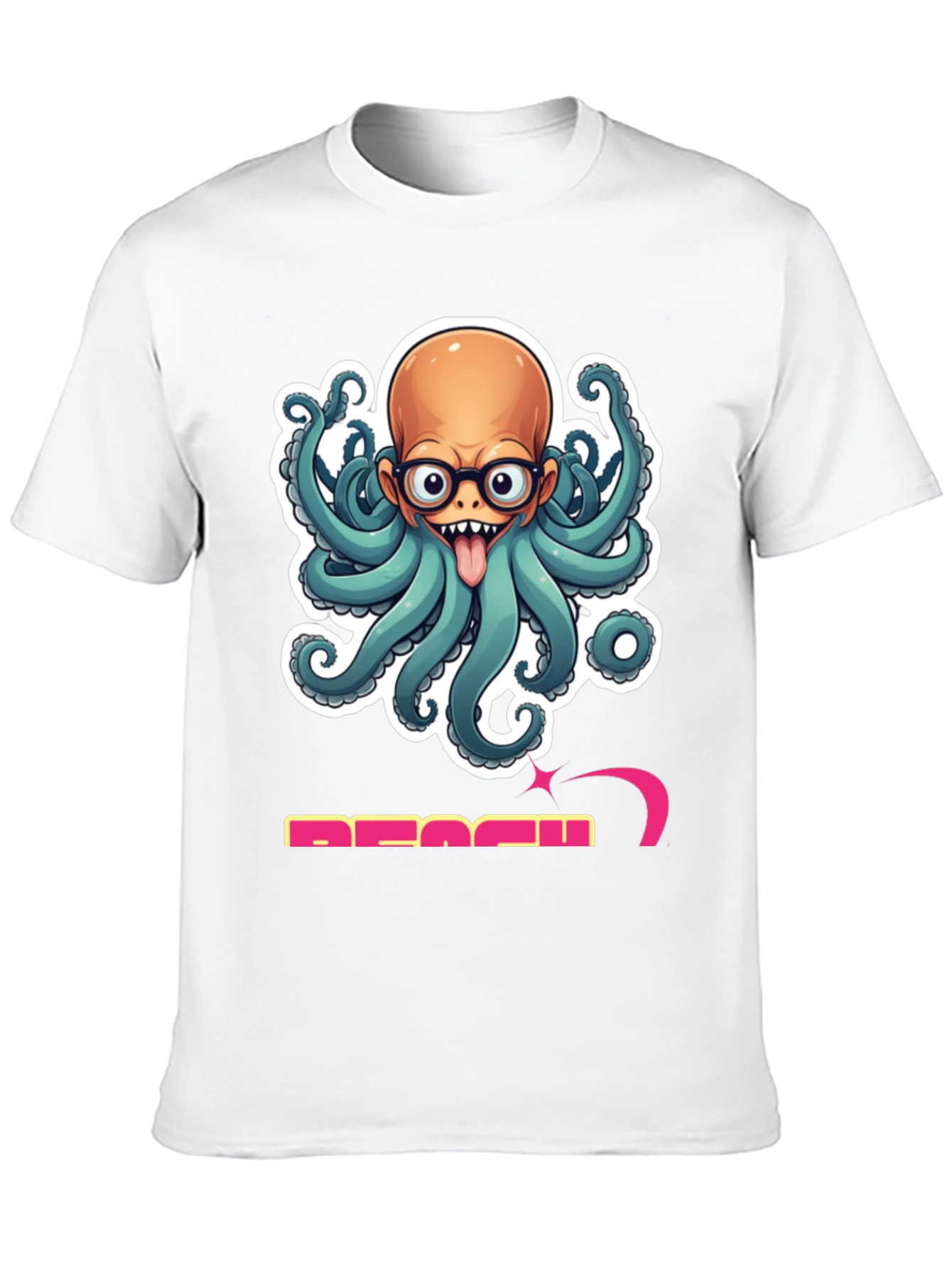 Octopus Bald Man T-Shirt