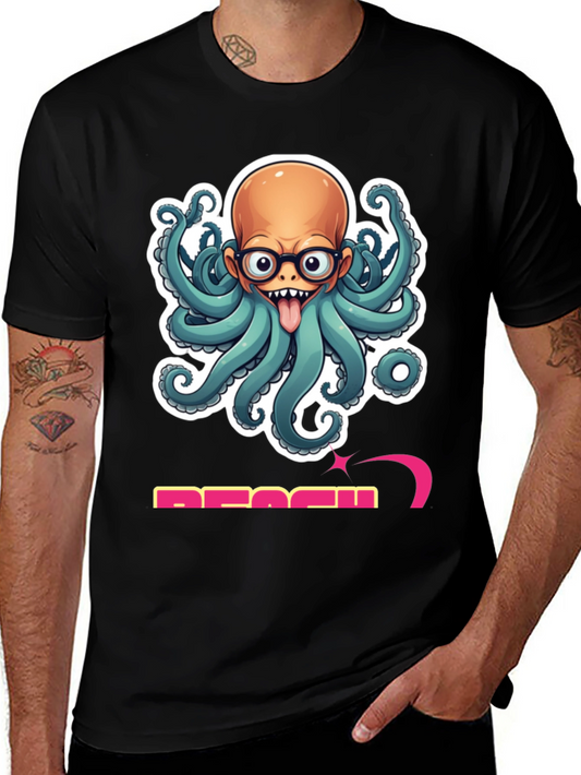 Octopus Bald Man T-Shirt