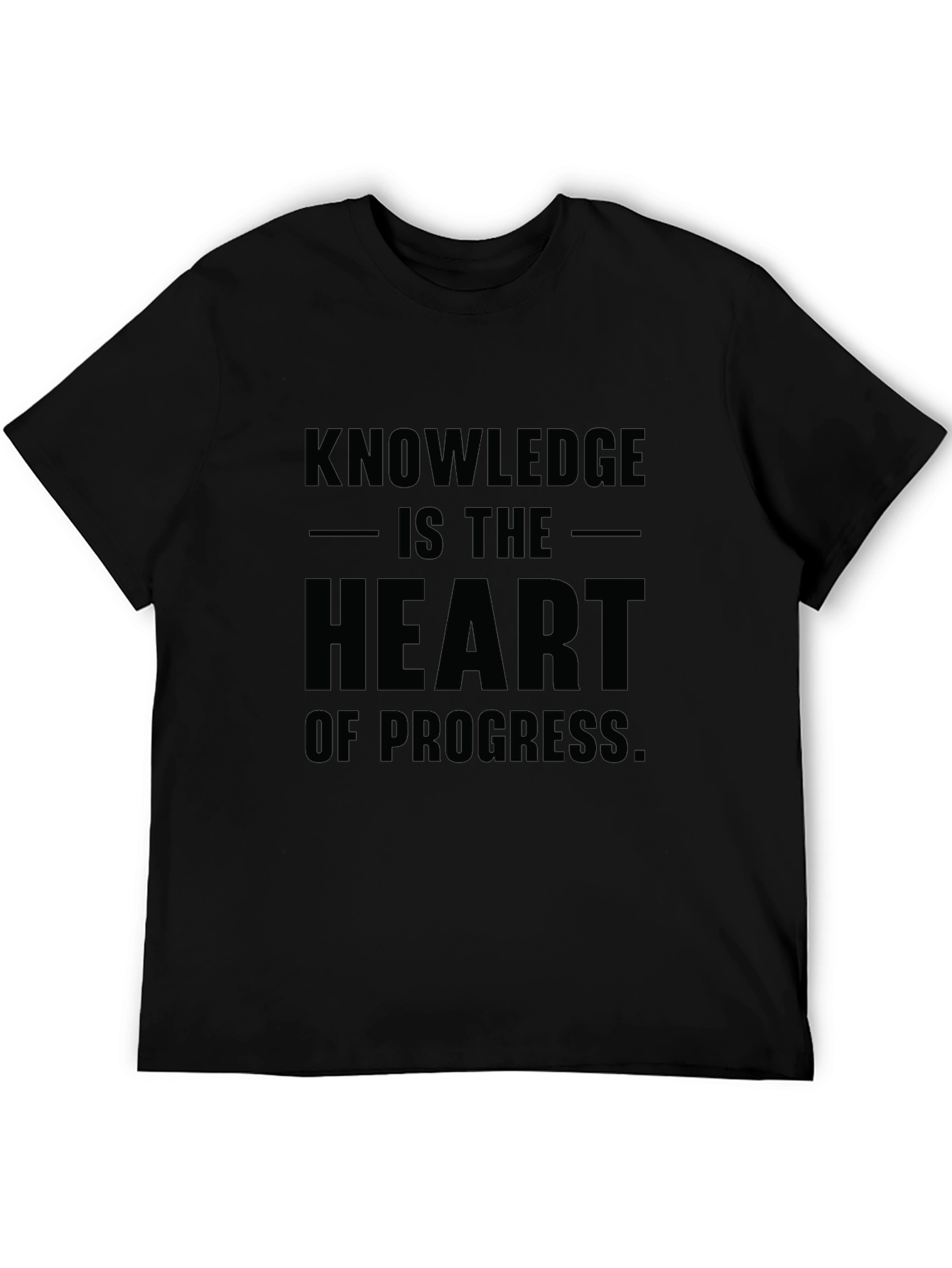 Knowledge is Heart of Progress Graphic Tee