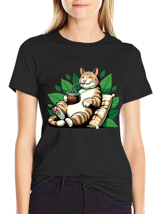 Chill Cat Mate T-Shirt - Relaxed Feline Vibes