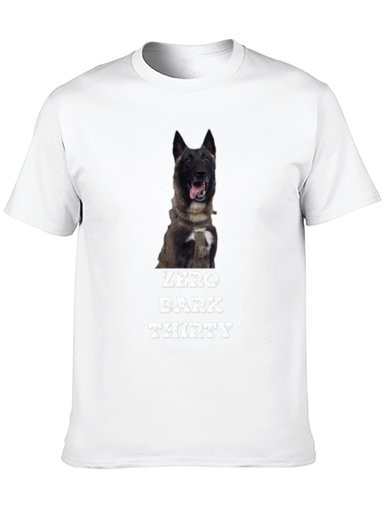 Zero Bark Thirty T-Shirt - Dog Lover Tee