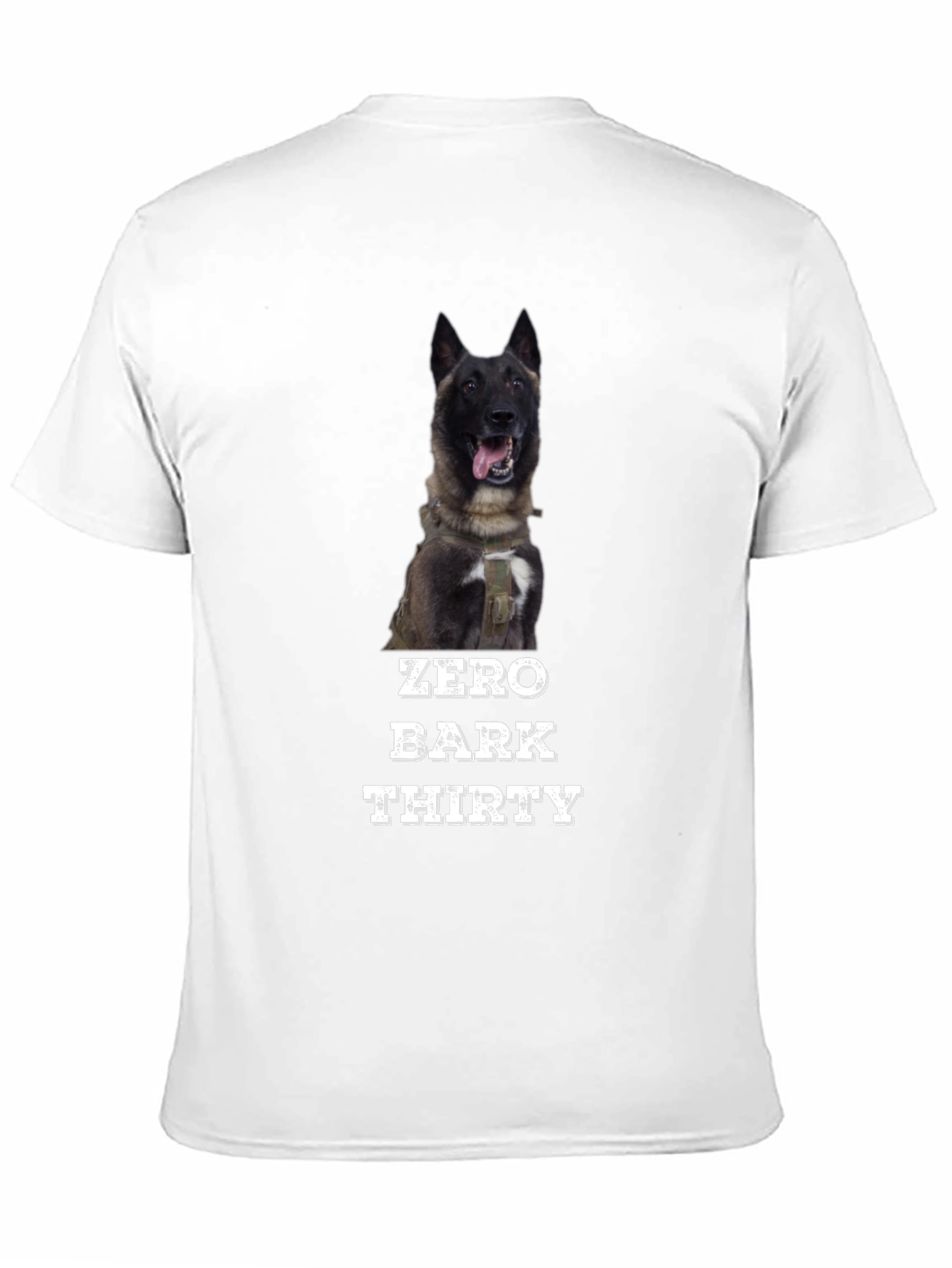 Zero Bark Thirty T-Shirt - Dog Lover Tee