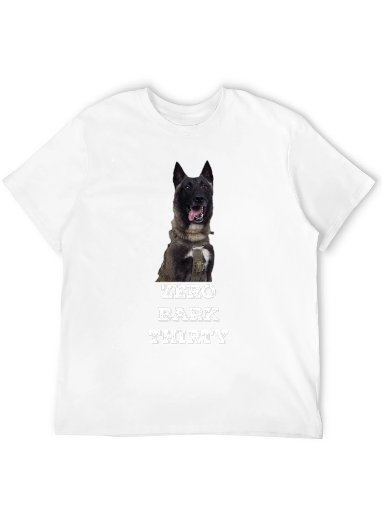 Zero Bark Thirty T-Shirt - Dog Lover Tee