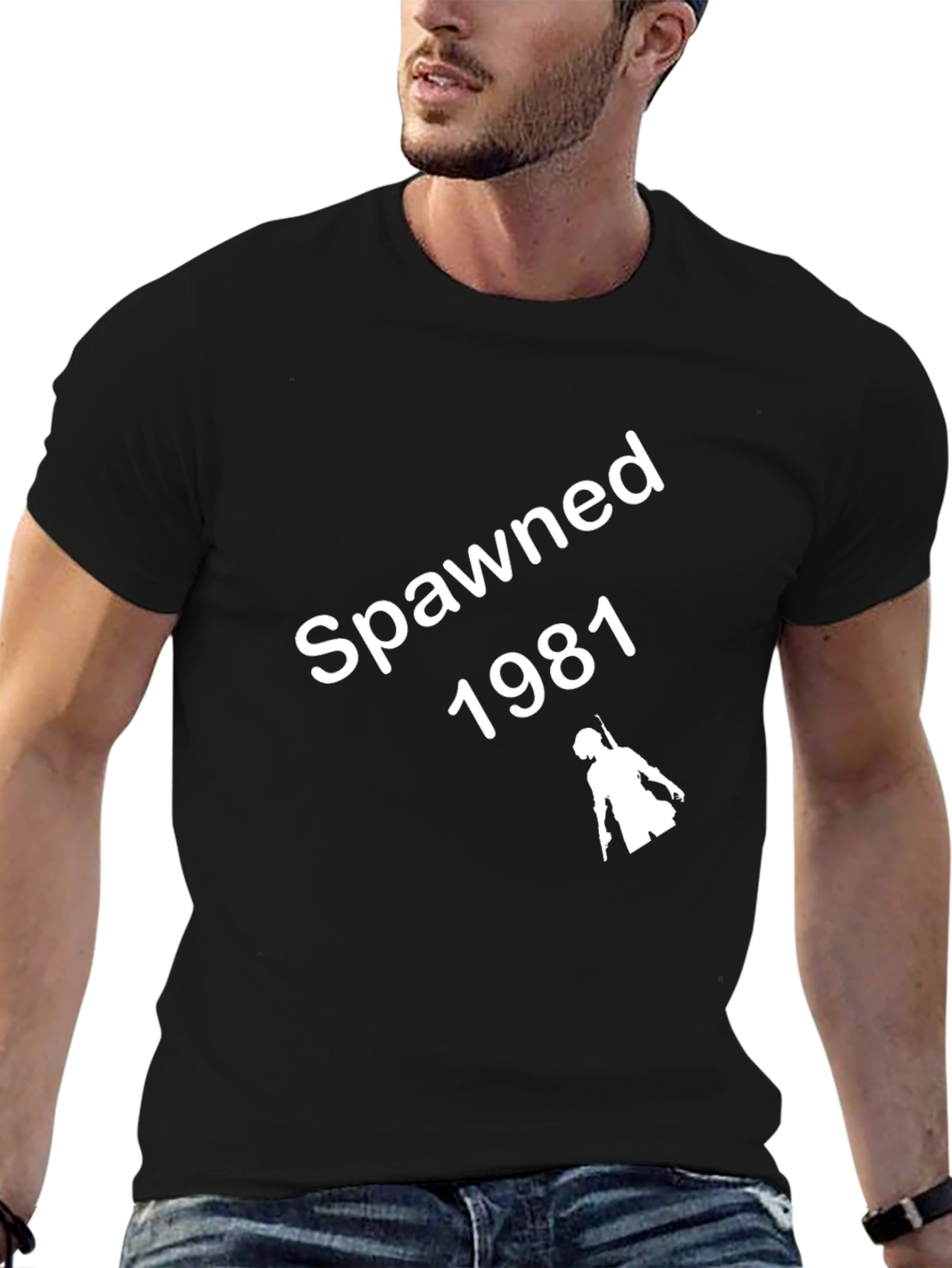 Spawned 1981 Graphic T-Shirt - Retro Gamer Style