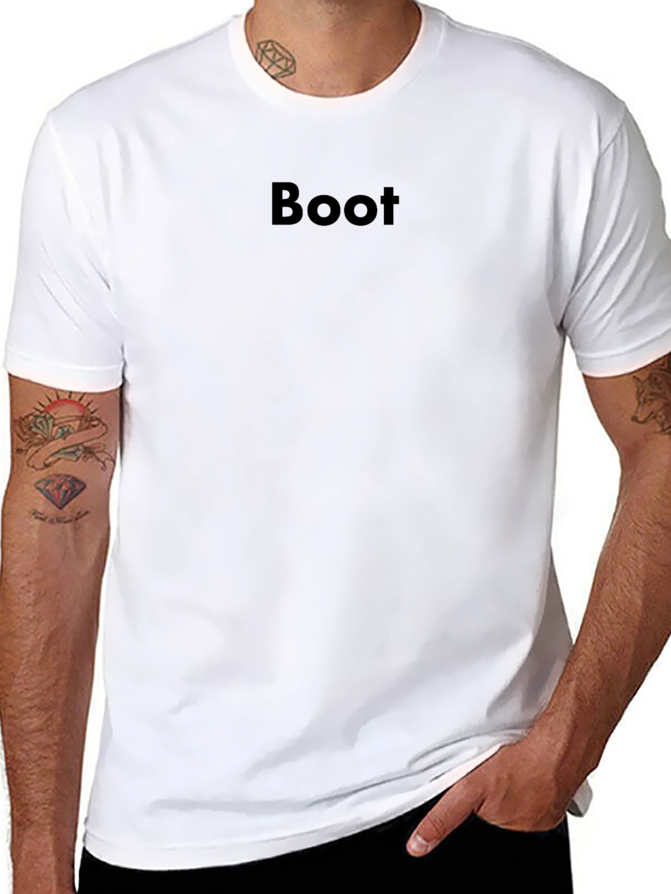 Minimalist Boot Black T-Shirt