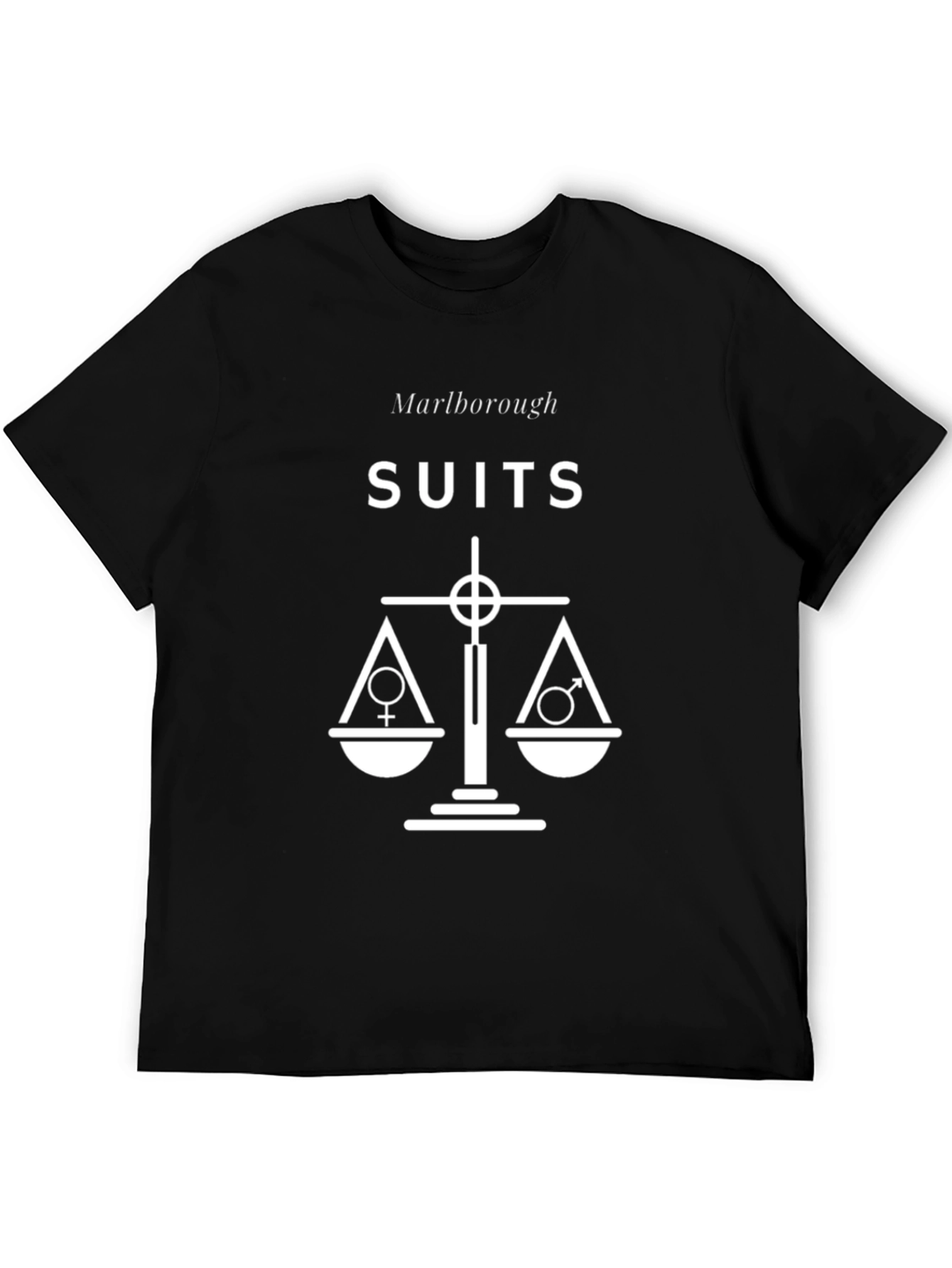 Marlborough Suits Black Graphic T-Shirt