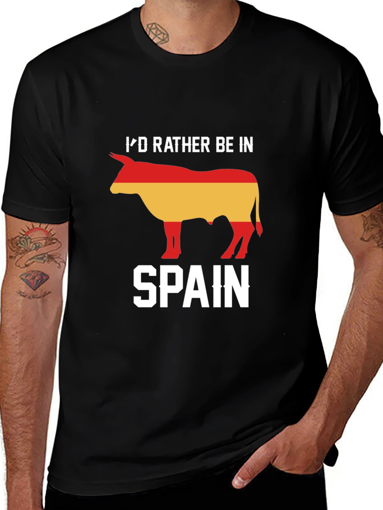 Spain Bull T-Shirt - Travel Destination Tee