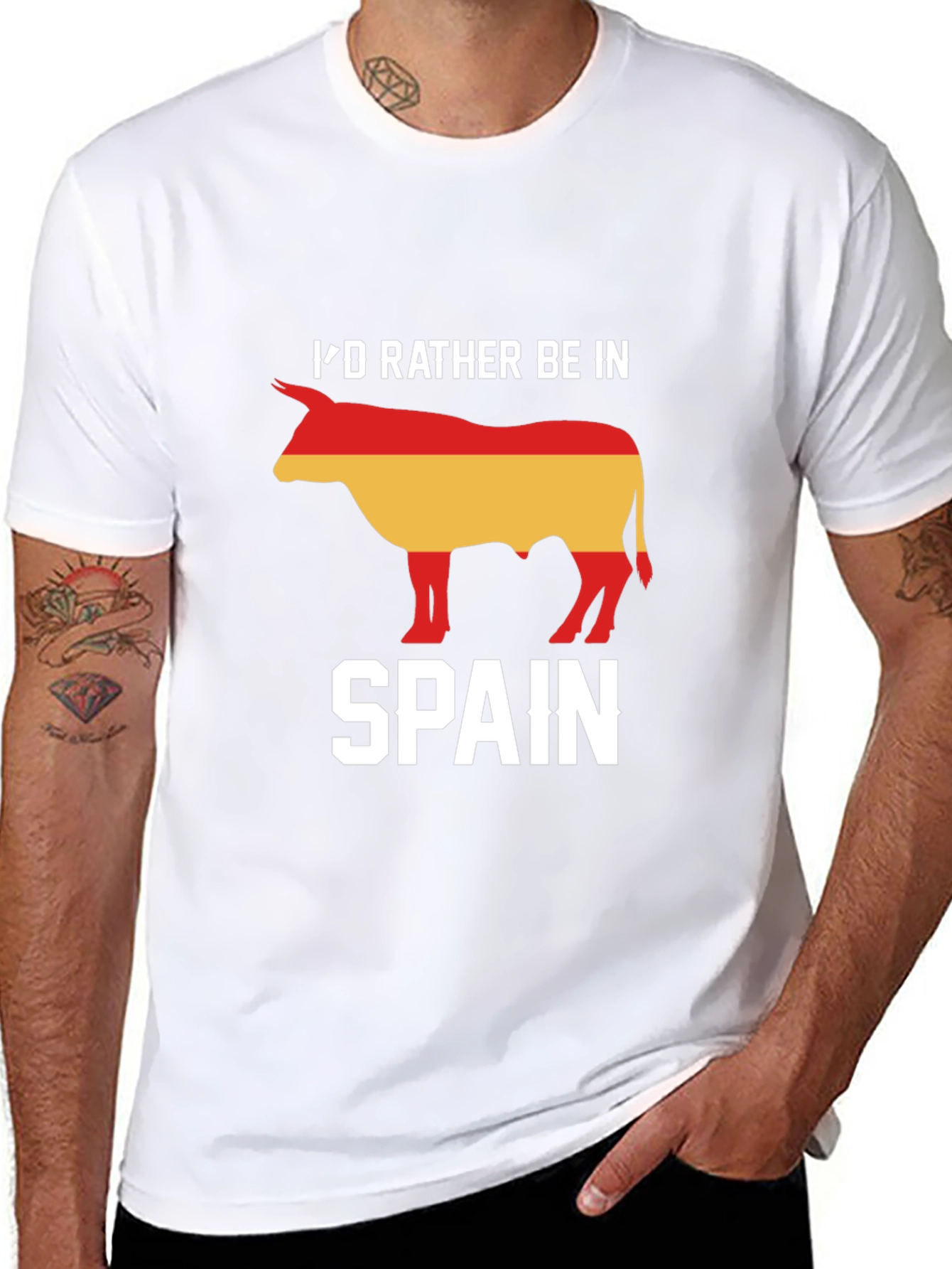 Spain Bull T-Shirt - Travel Destination Tee