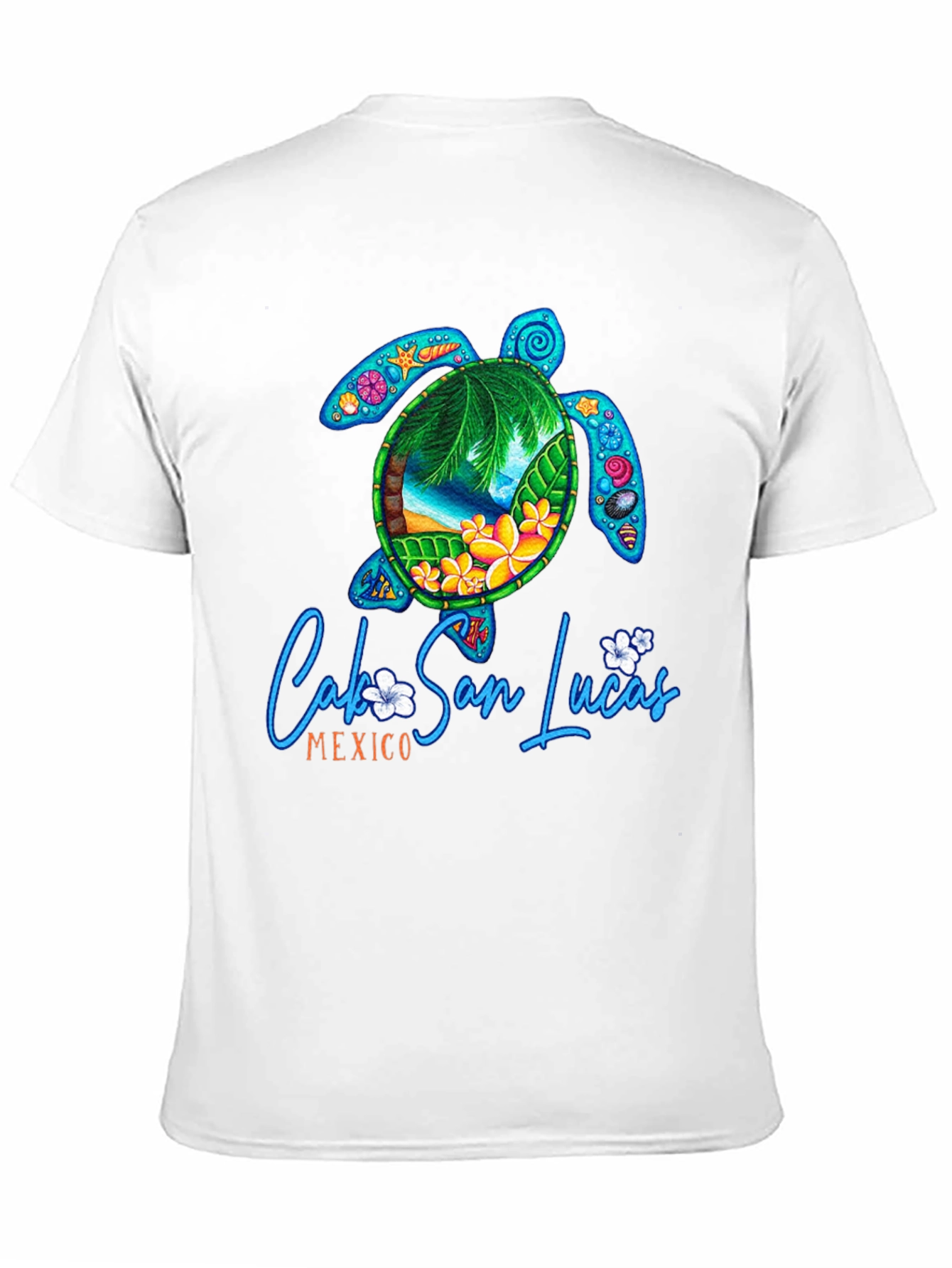 Cabo San Lucas Mexico Turtle Graphic T-Shirt