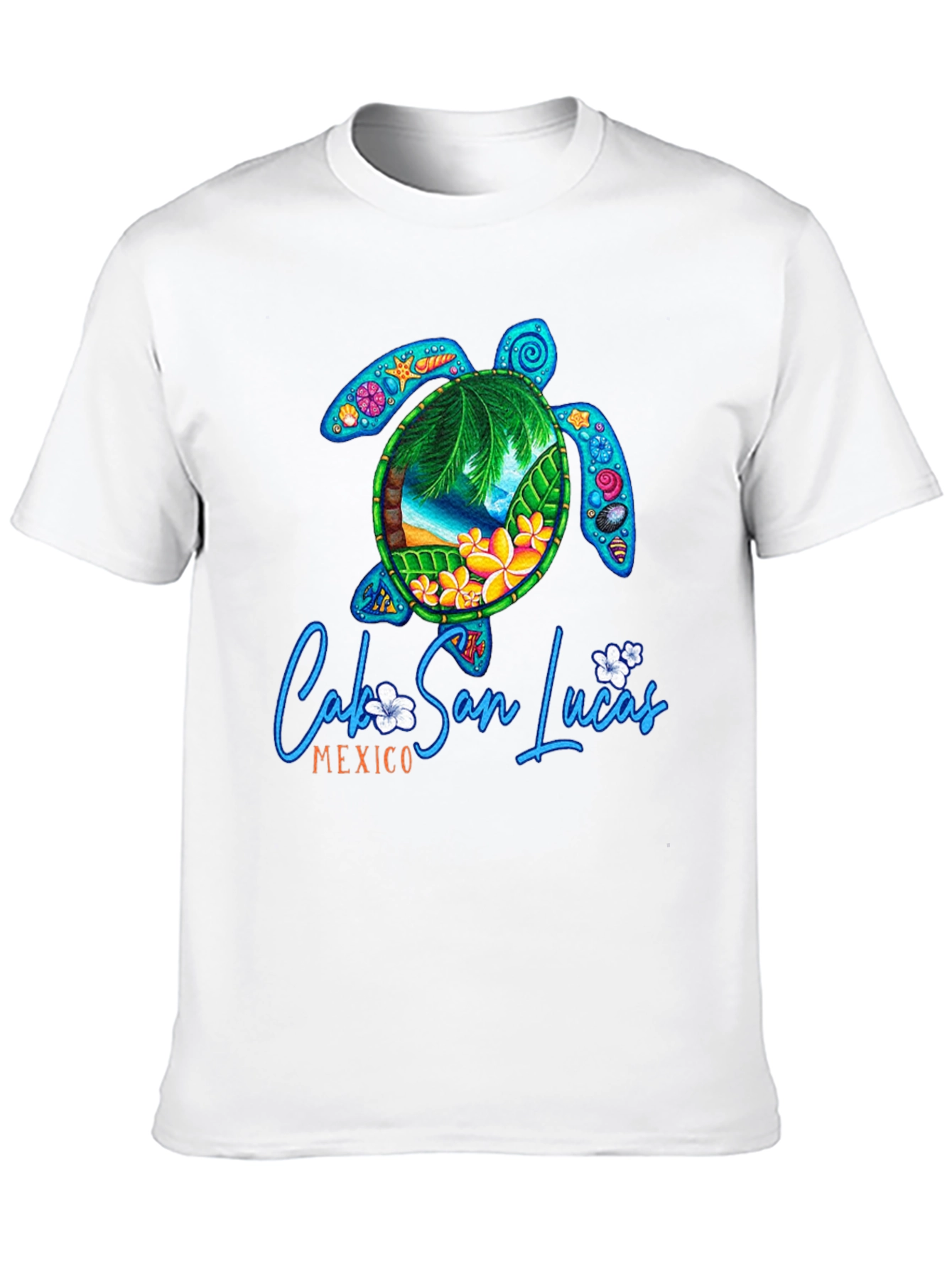 Cabo San Lucas Mexico Turtle Graphic T-Shirt
