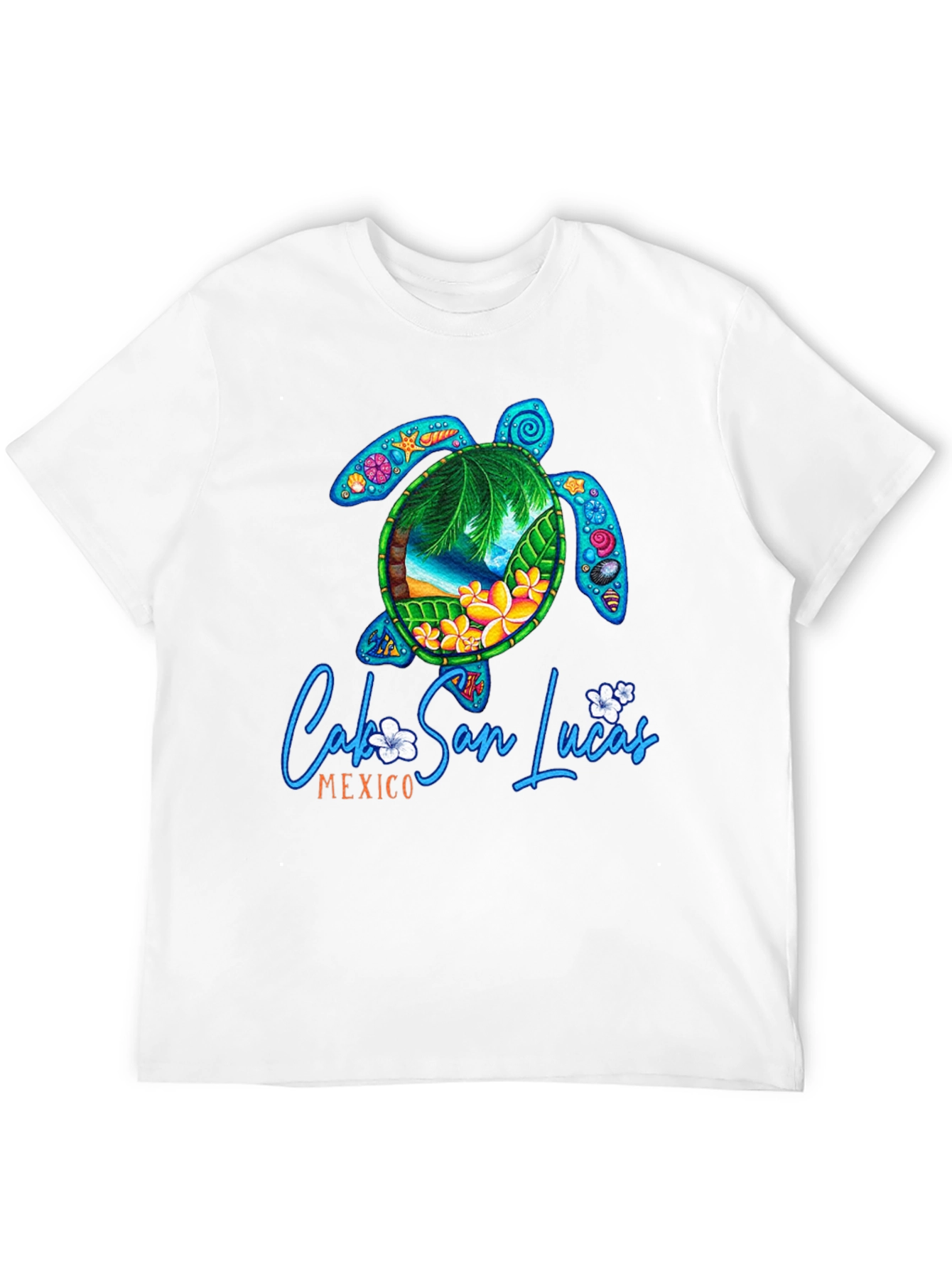 Cabo San Lucas Mexico Turtle Graphic T-Shirt