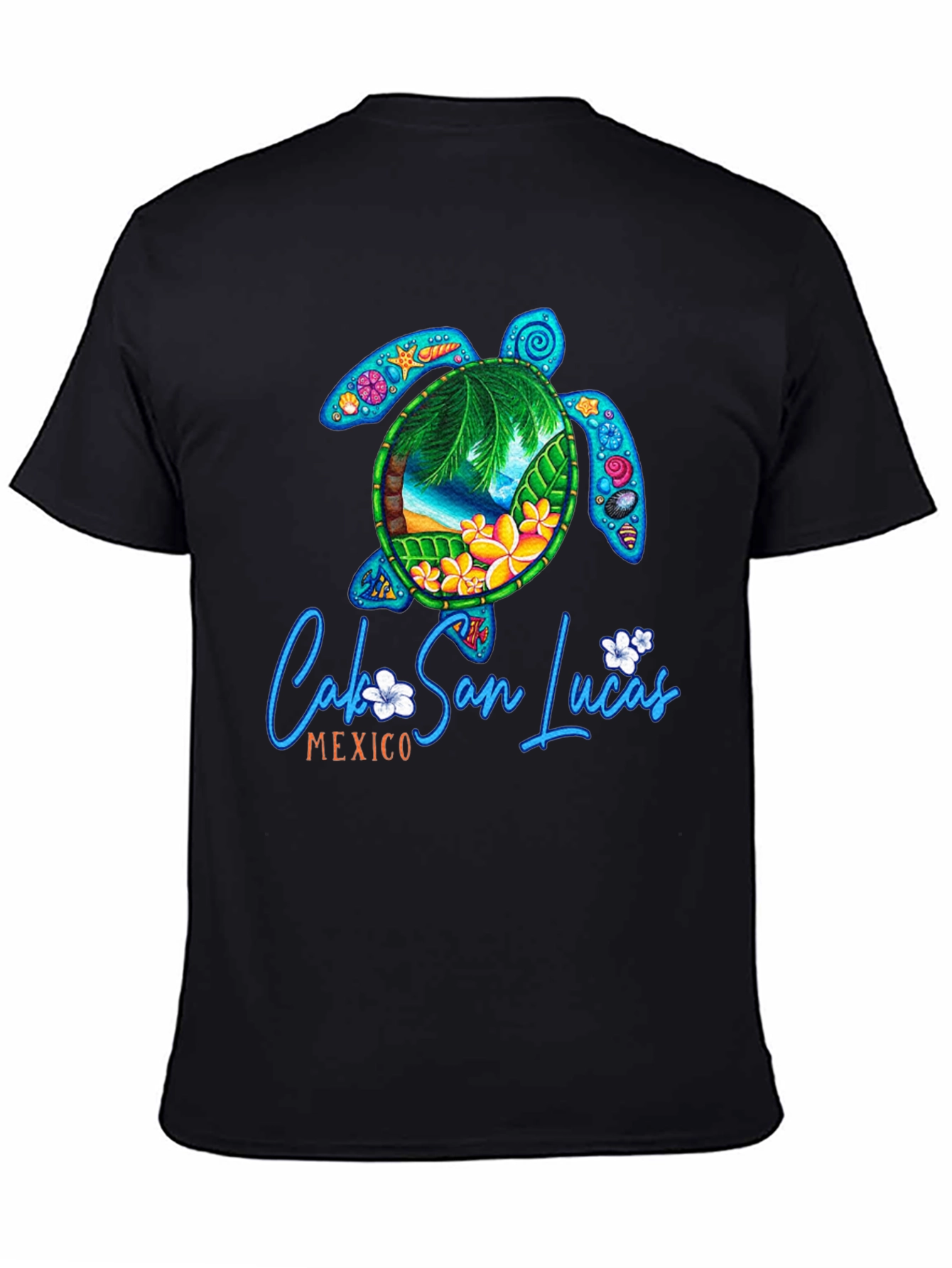 Cabo San Lucas Mexico Turtle Graphic T-Shirt