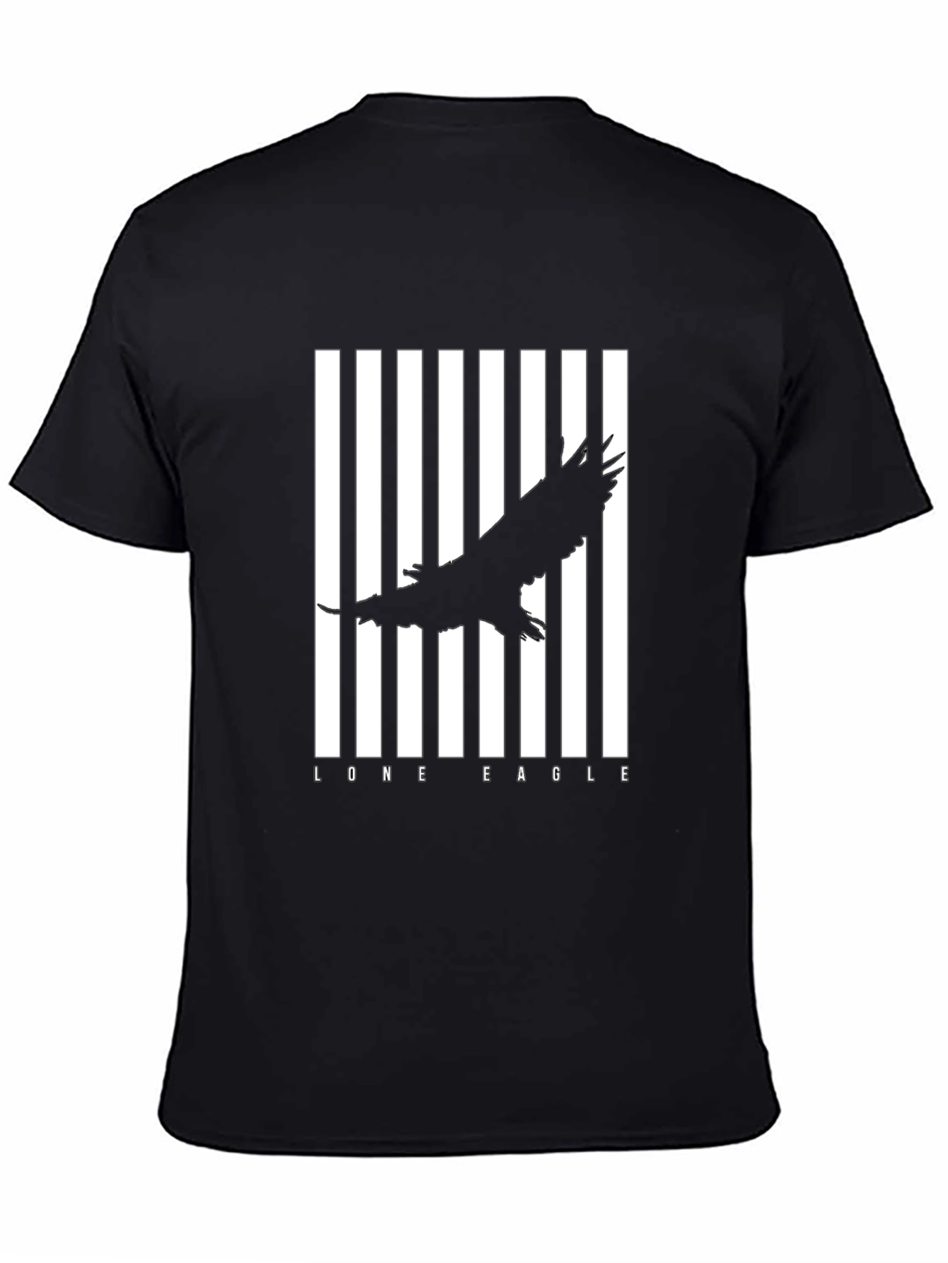 Lone Eagle Graphic Black T-Shirt