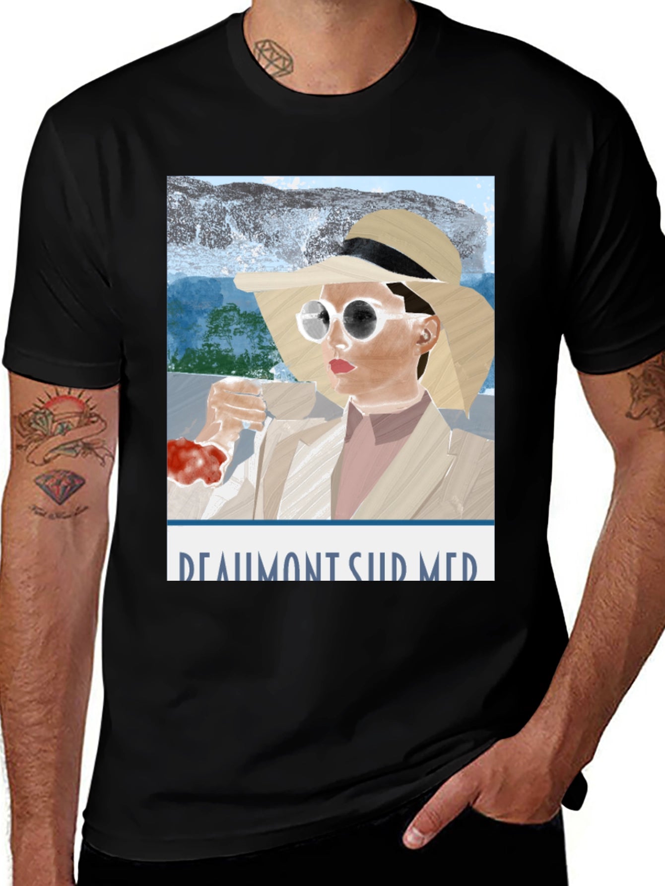 Beaumont Sud Mer Stylish Graphic Tee