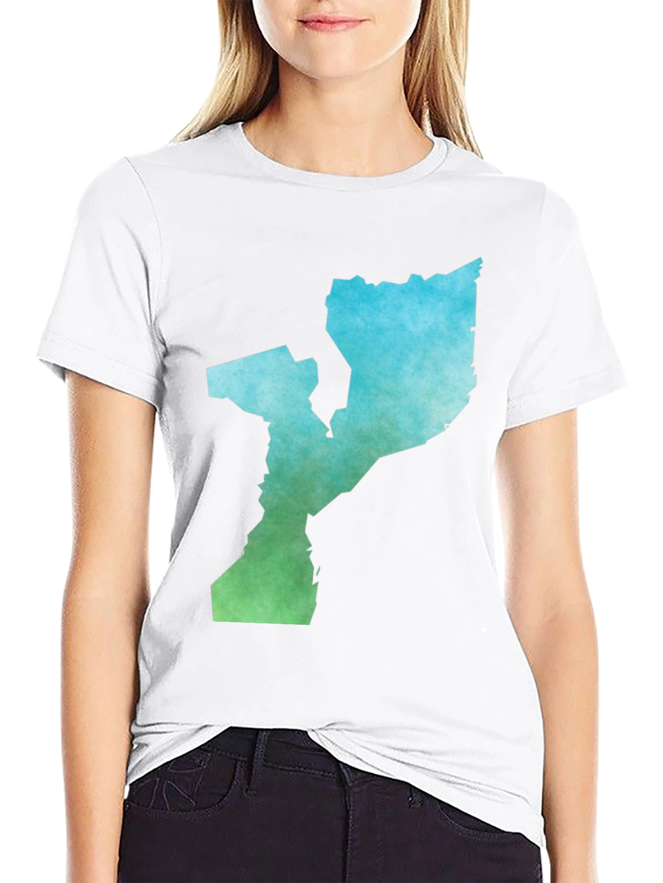 Mozambique Map T-Shirt - Gradient Country Pride