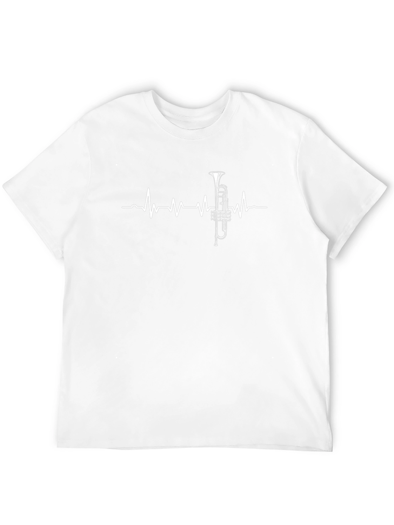 Trumpet Heartbeat T-Shirt - Musicians Tee
