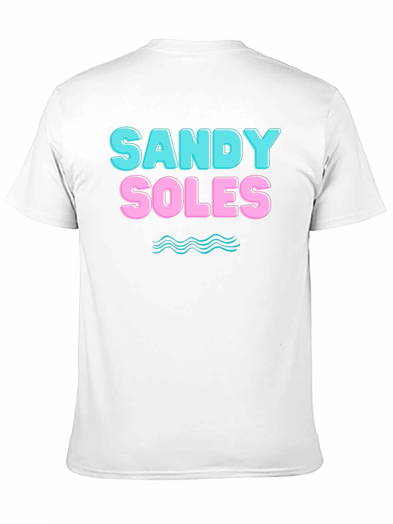 Sandy Soles Graphic Print T-Shirt - Black