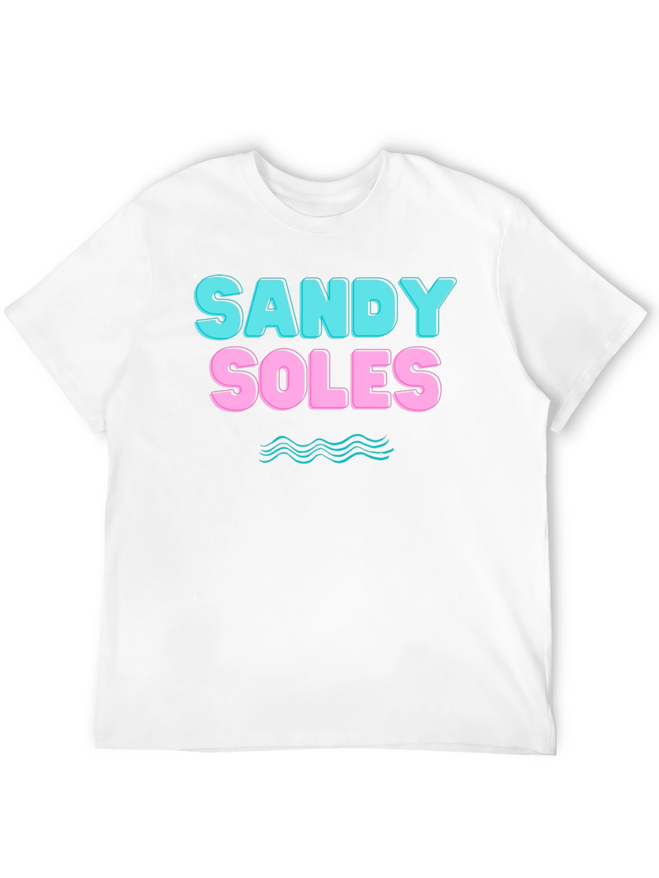 Sandy Soles Graphic Print T-Shirt - Black