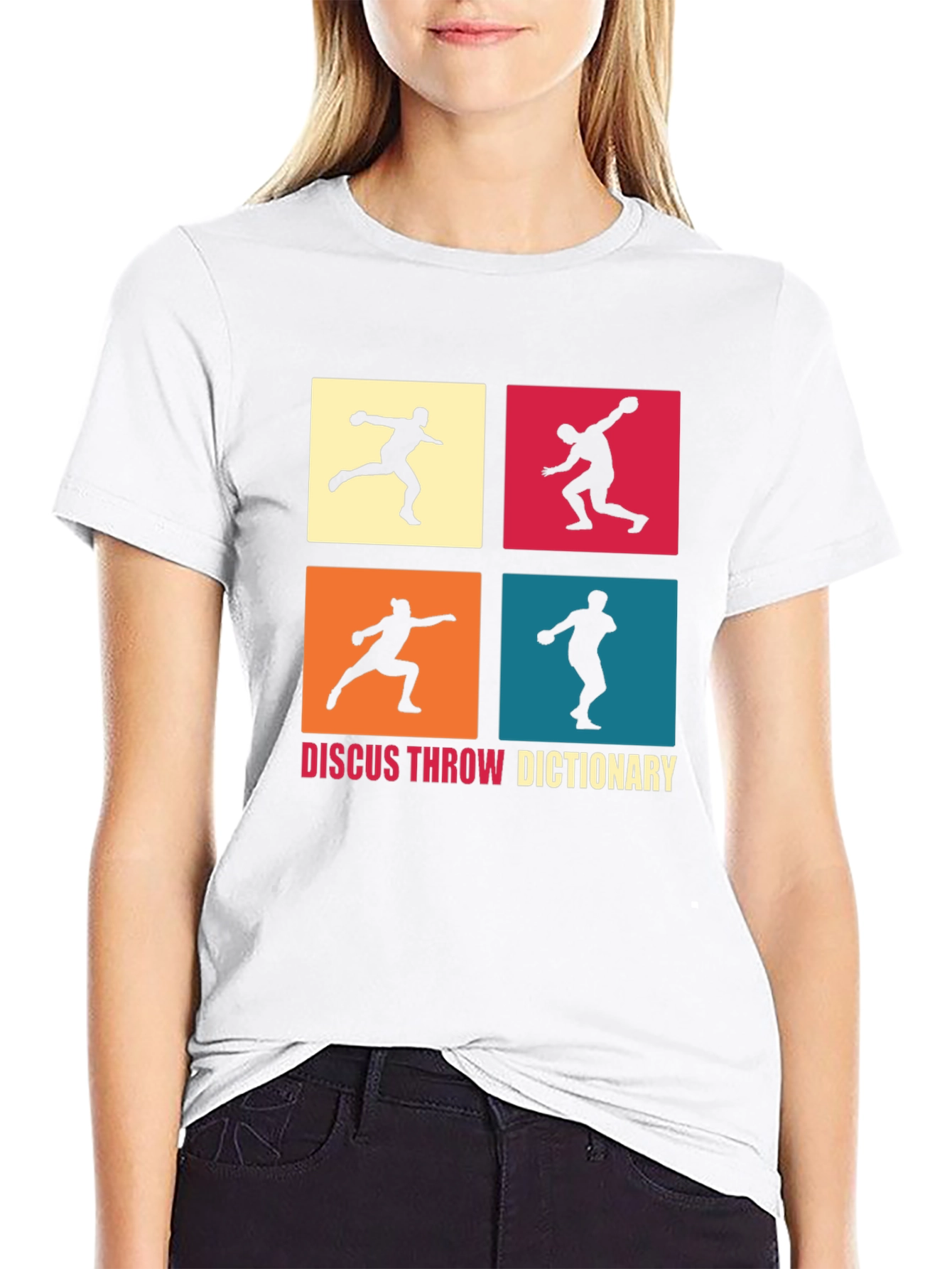 Discus Throw Dictionary Graphic T-Shirt