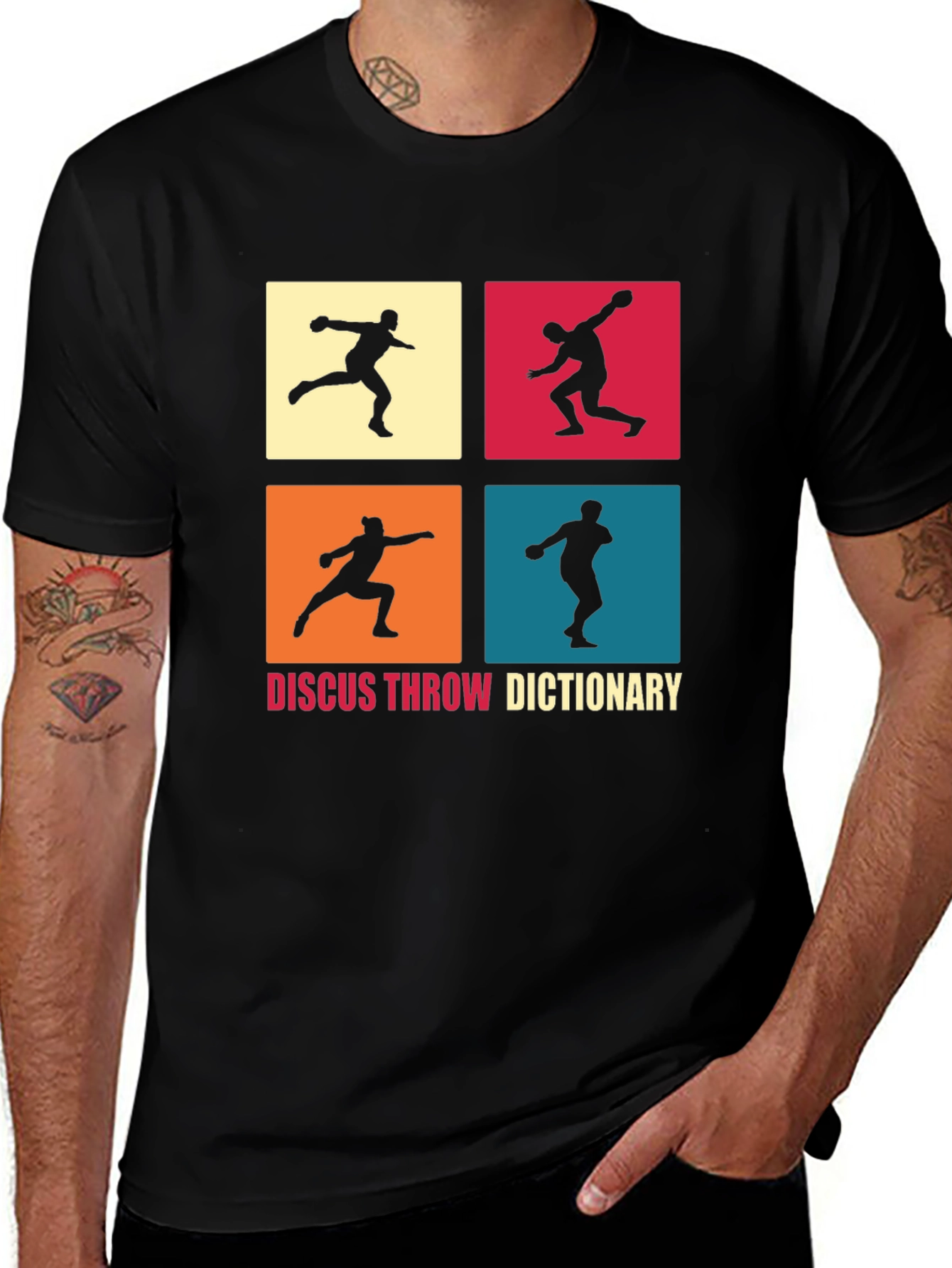 Discus Throw Dictionary Graphic T-Shirt