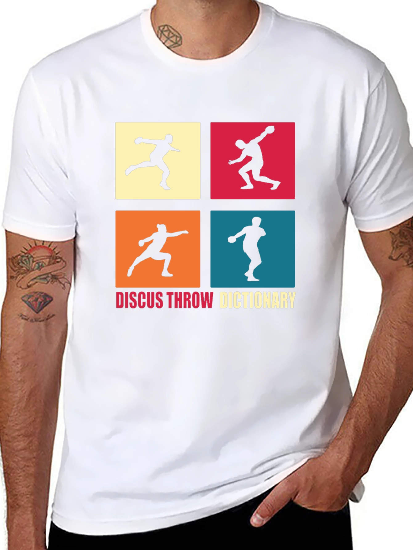 Discus Throw Dictionary Graphic T-Shirt