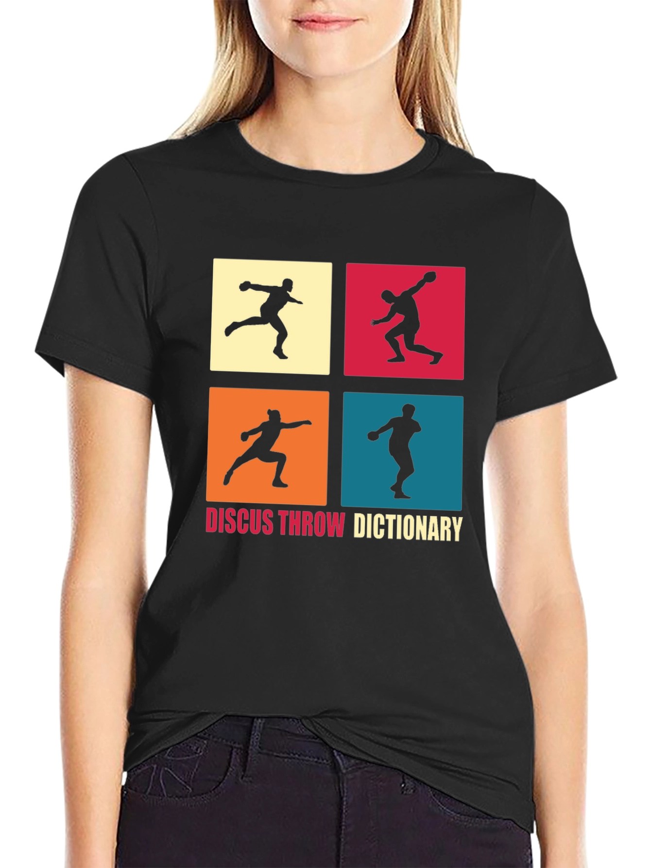 Discus Throw Dictionary Graphic T-Shirt