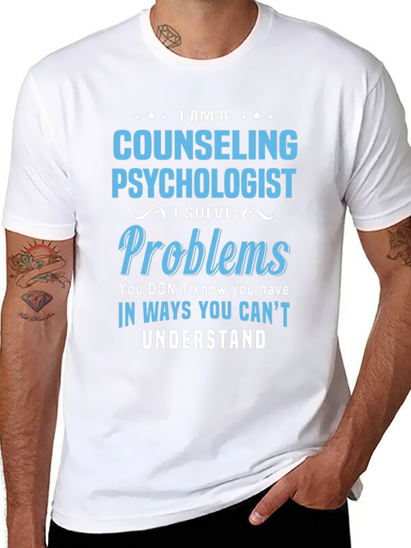 Counseling Psychologist T-Shirt - I Solve Problems