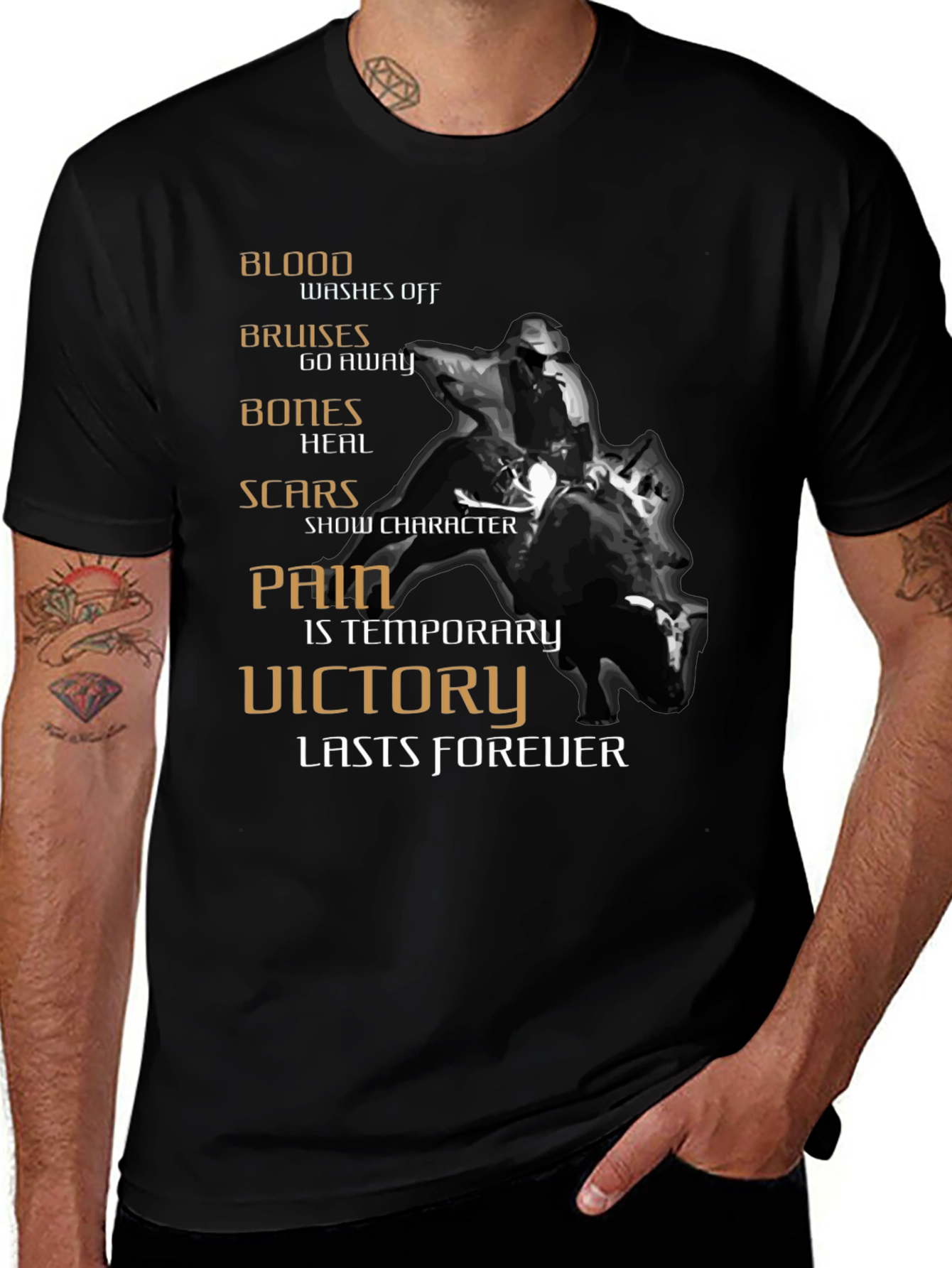 Cowboy Bull Riding Graphic Tee