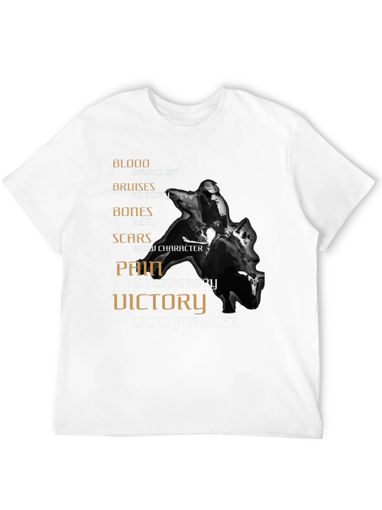 Cowboy Bull Riding Graphic Tee