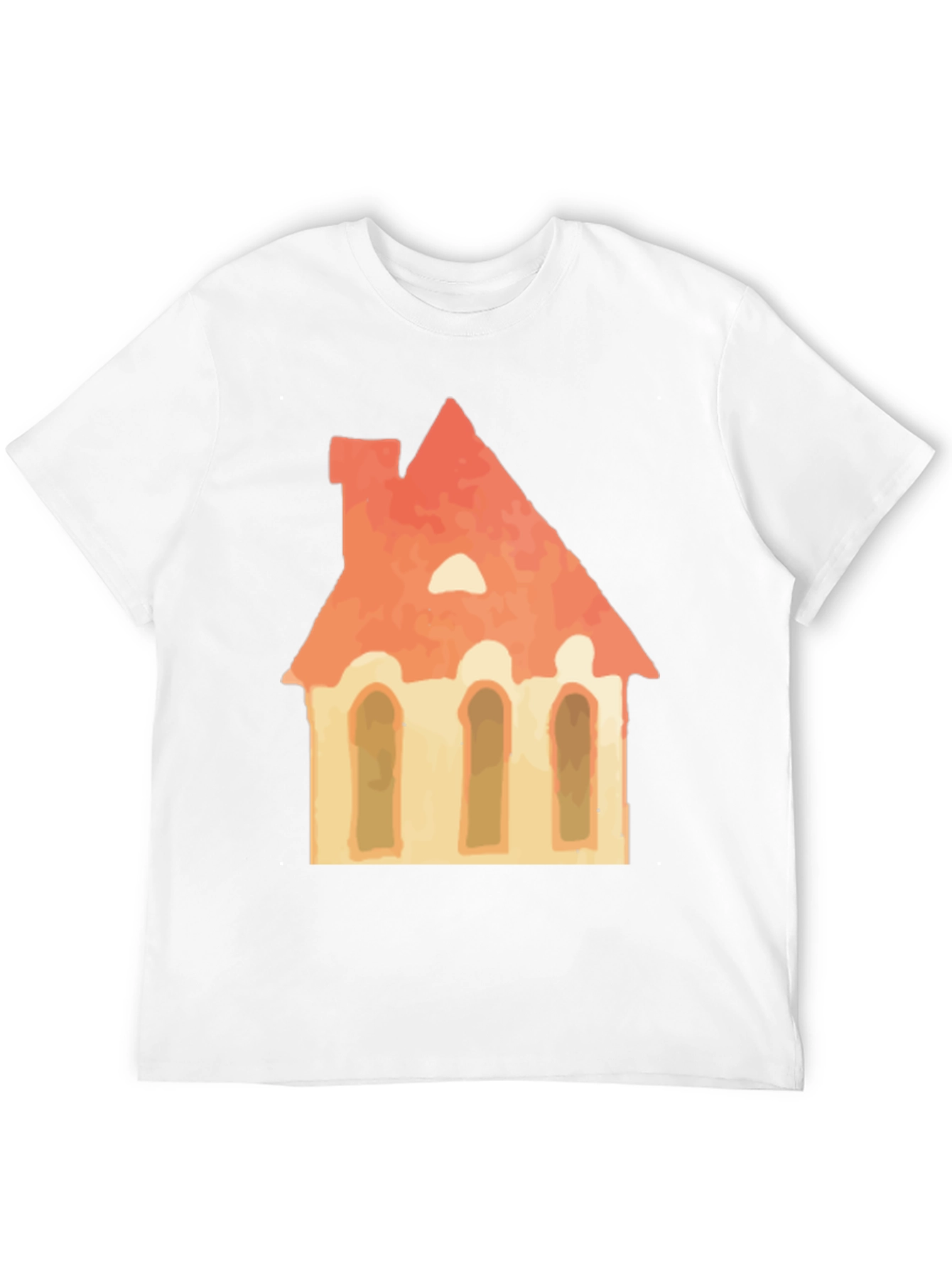 House Graphic Tee - Black Unisex T-Shirt