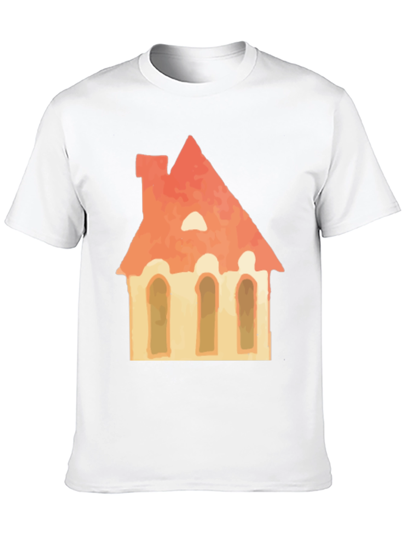 House Graphic Tee - Black Unisex T-Shirt